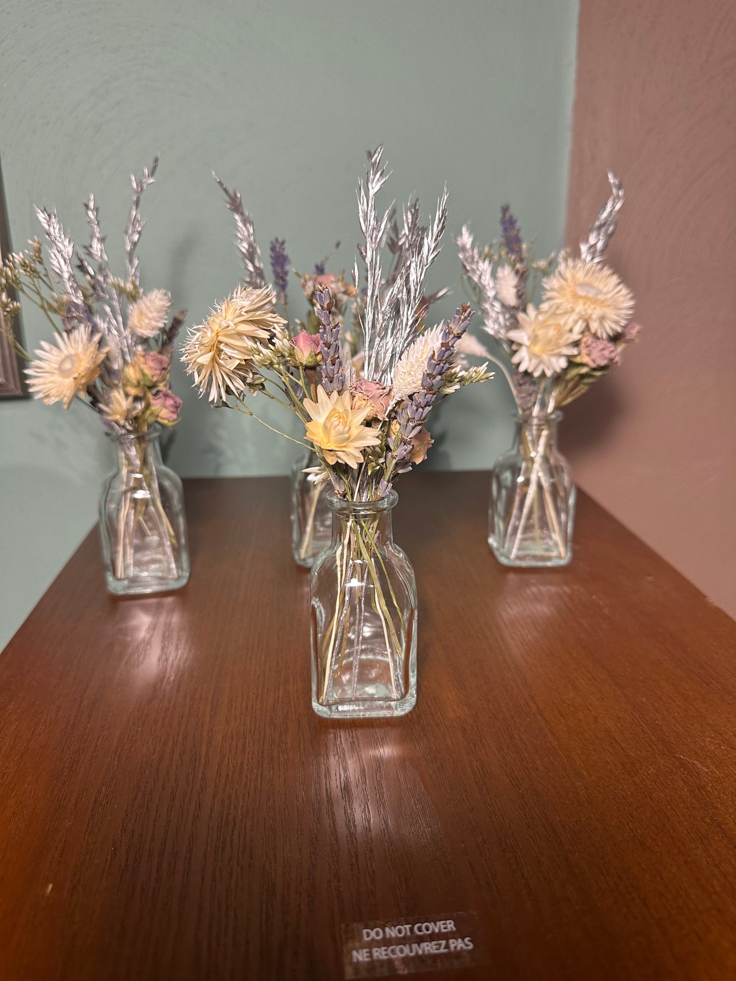 Winter Wonderland Dried Bud Vase