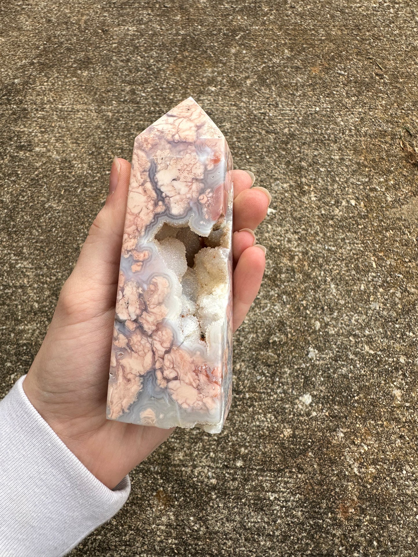 Cotton Candy Agate Tower #8