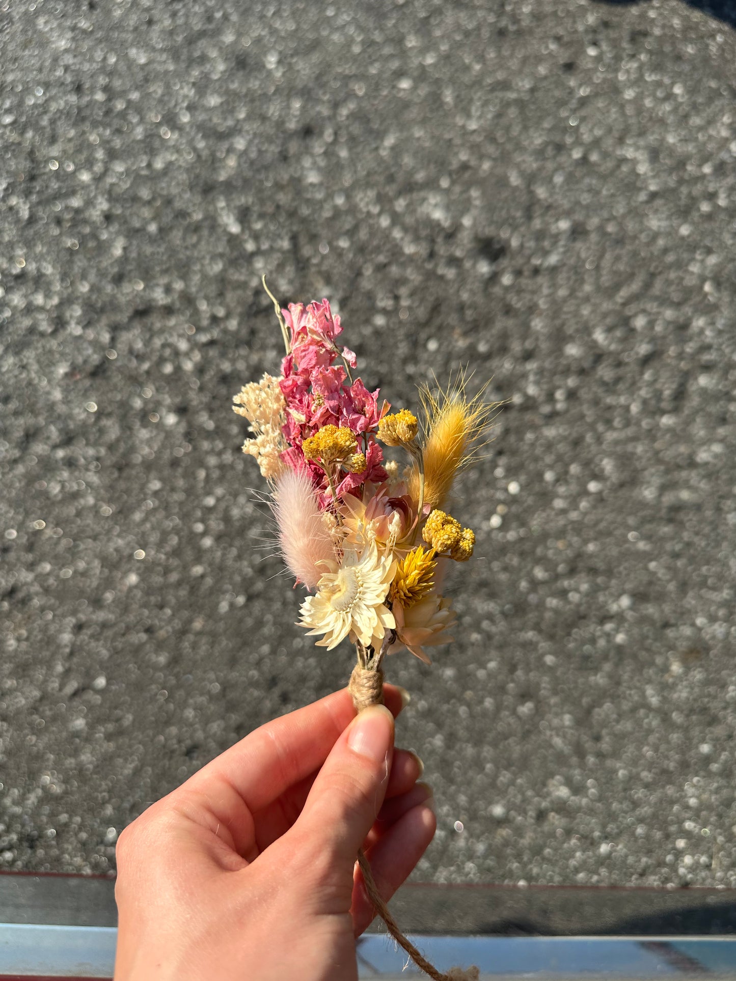 Pink Sunshine mini bouquet