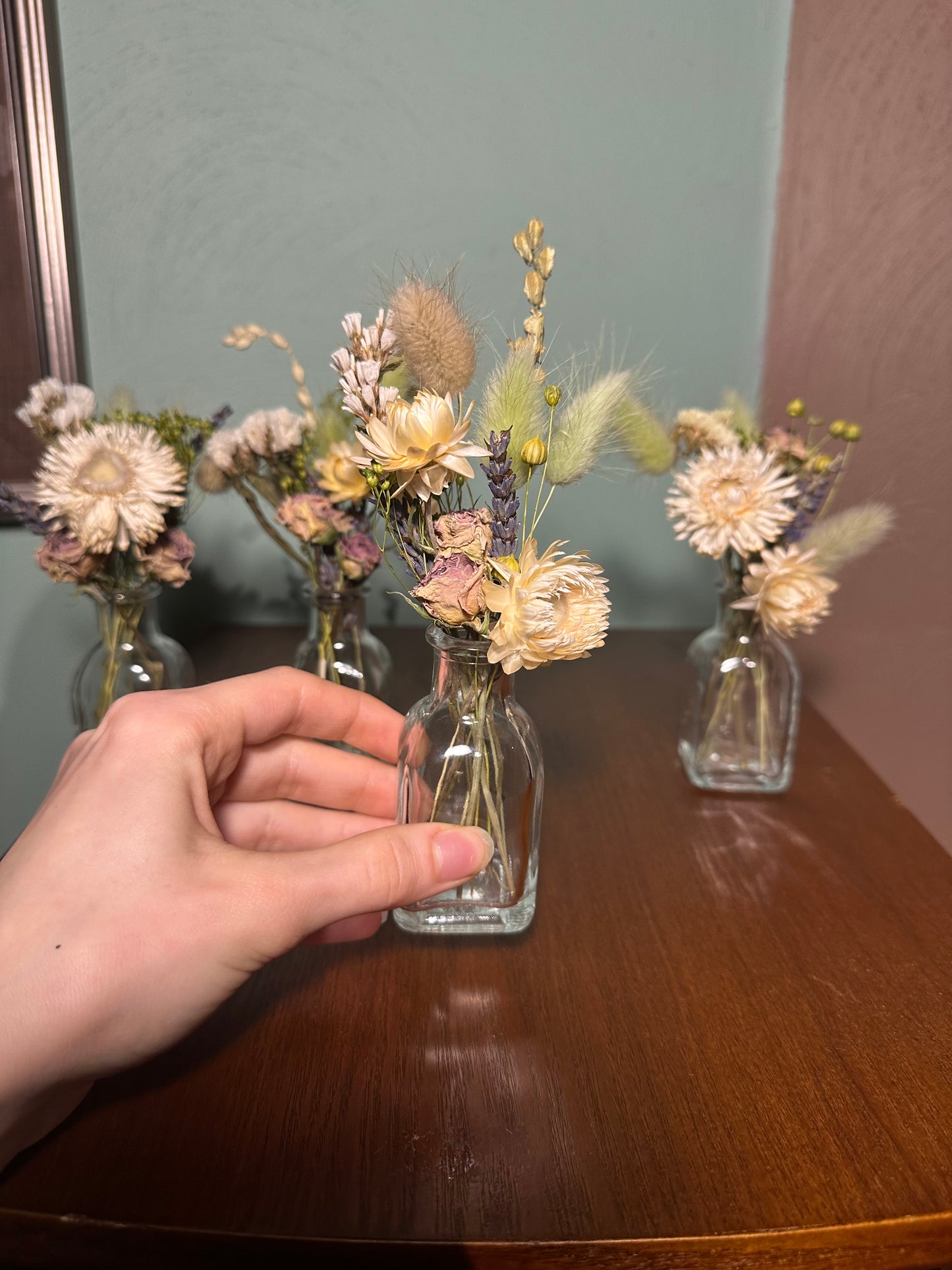 Frosty Dried Bud Vase