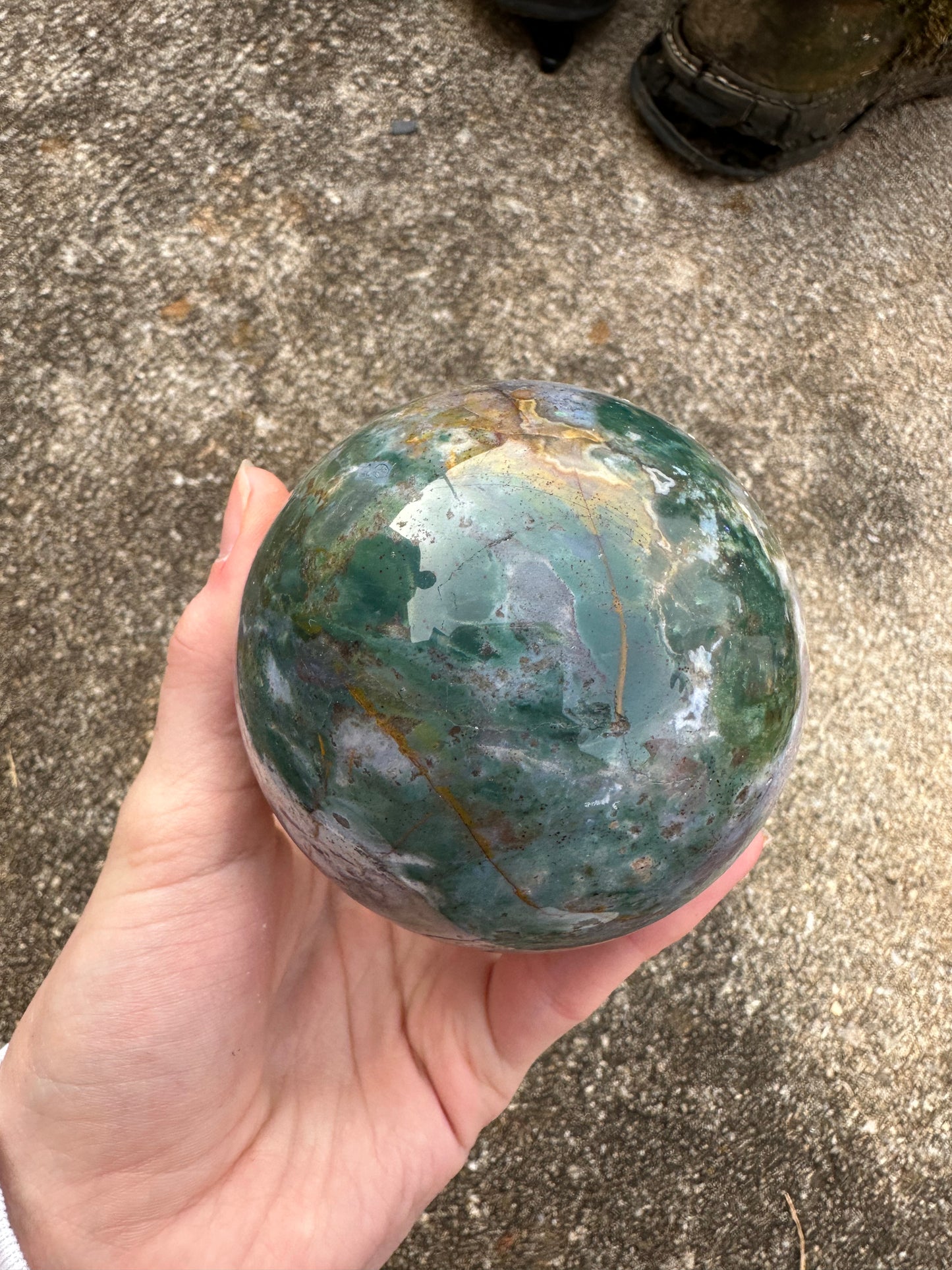 Ocean Jasper sphere #13