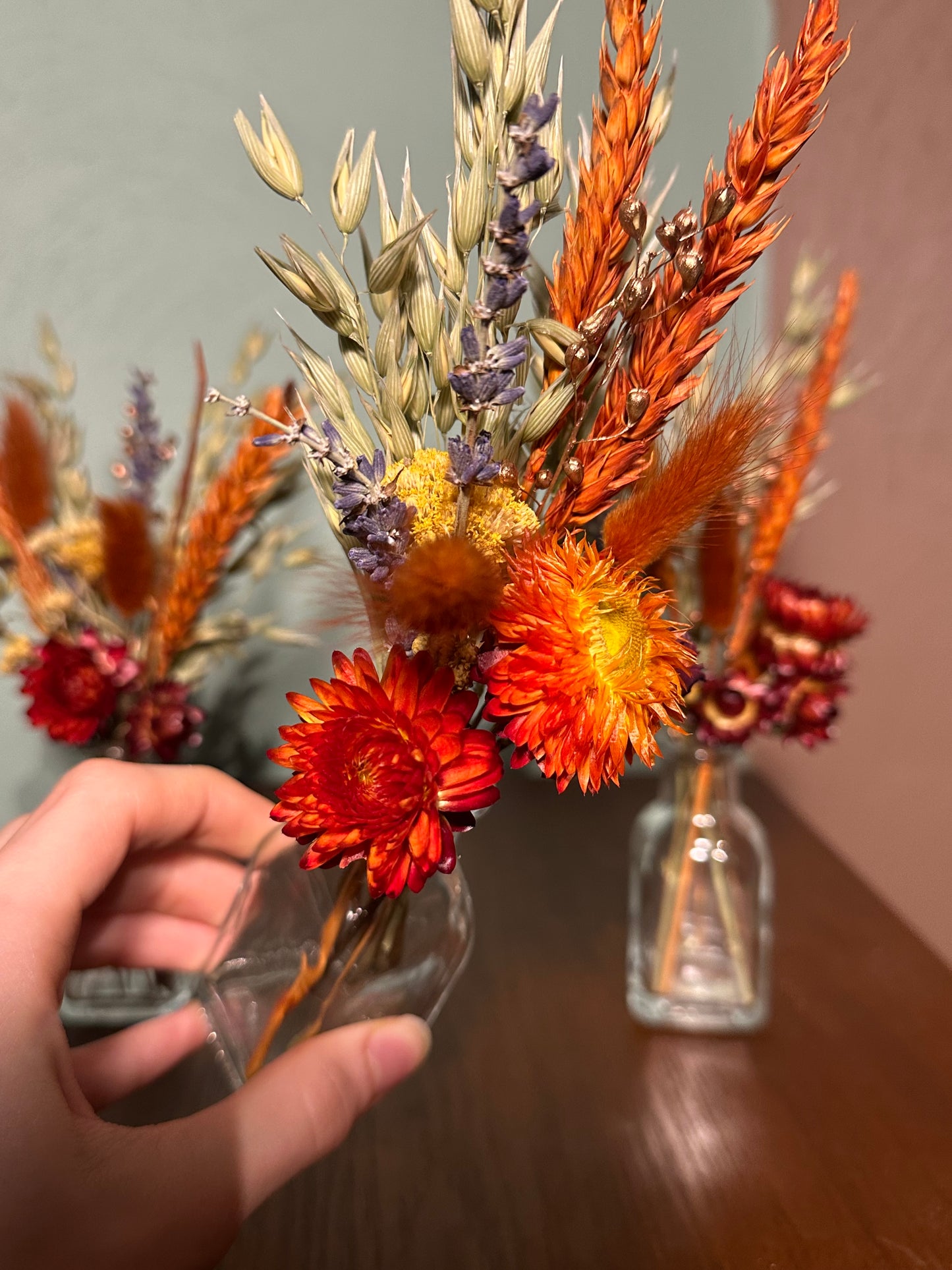 Autumn Dried Bud Vase