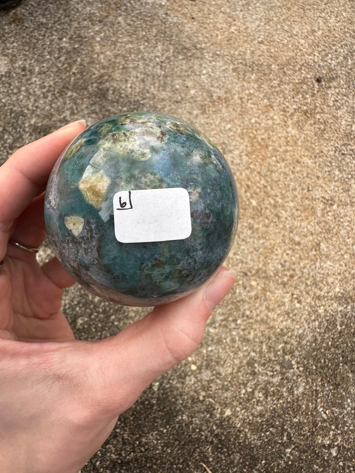 Ocean Jasper sphere #6