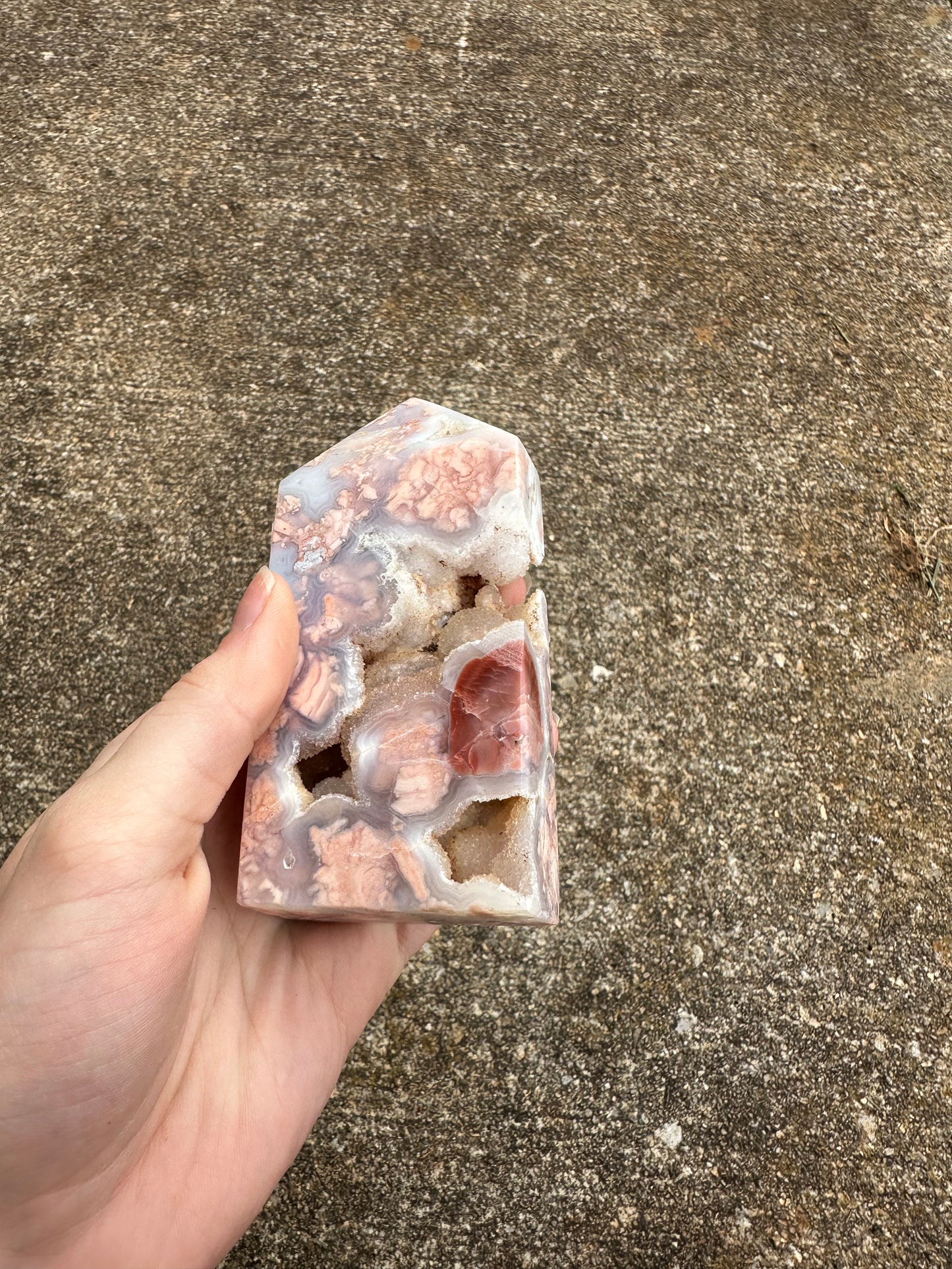 Cotton Candy Agate Tower #1