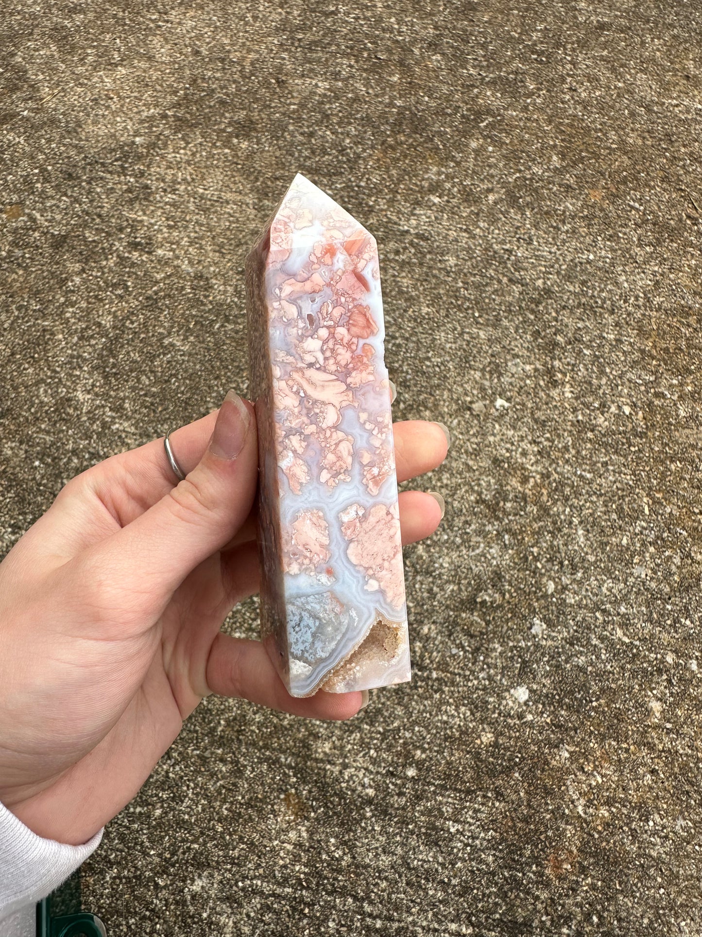 Cotton Candy Agate Tower #14