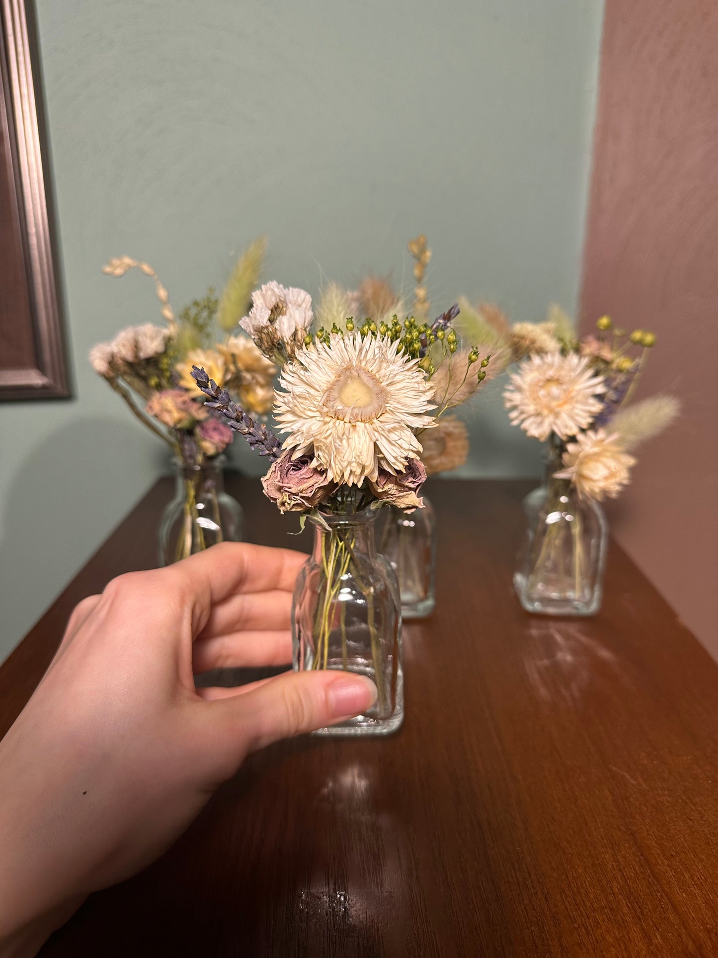 Frosty Dried Bud Vase