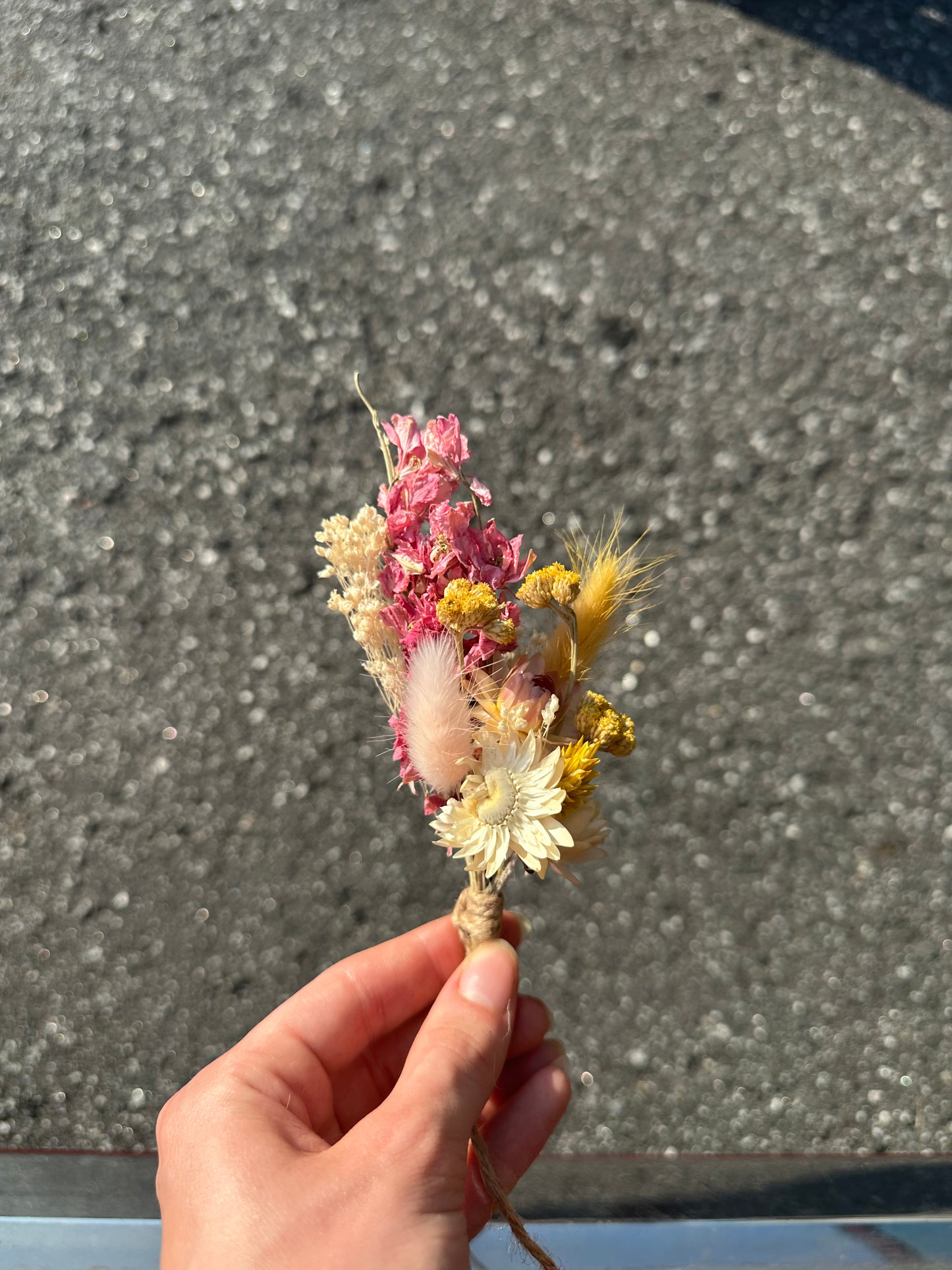 Pink Sunshine mini bouquet