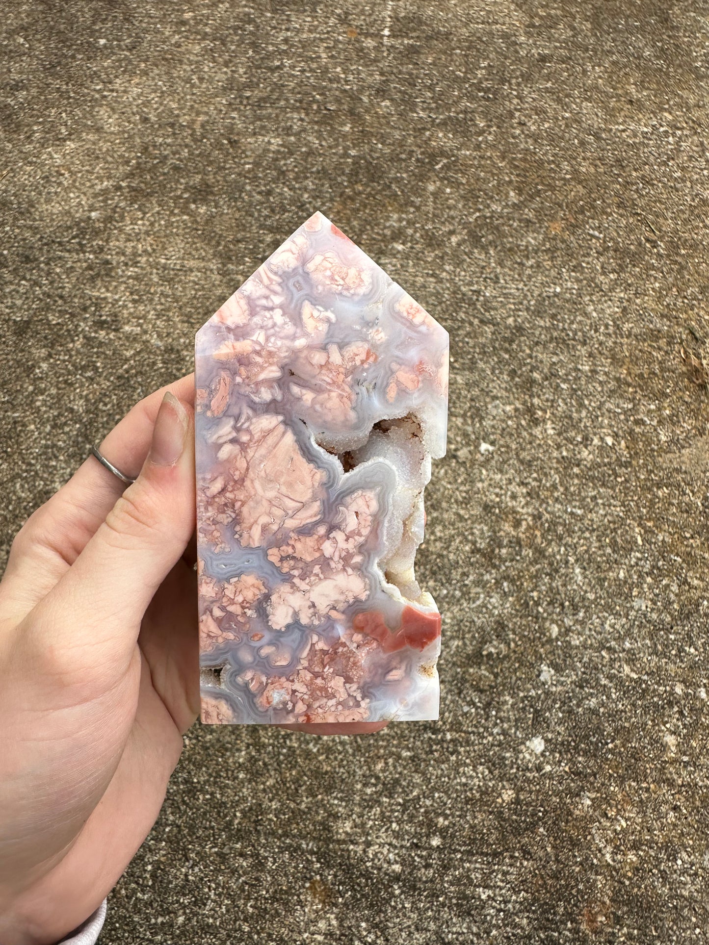 Cotton Candy Agate Tower #2