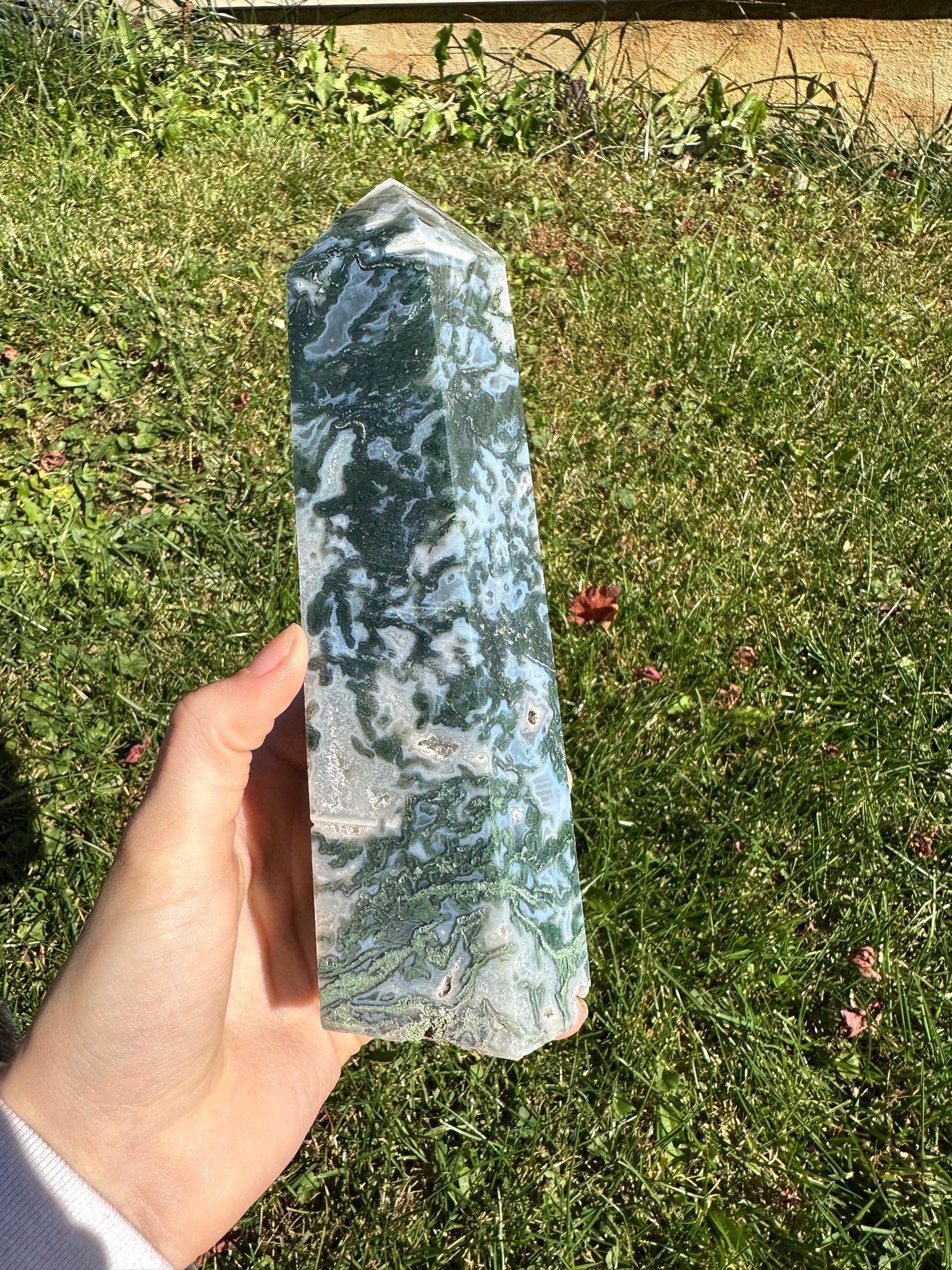 Moss Agate tower #9