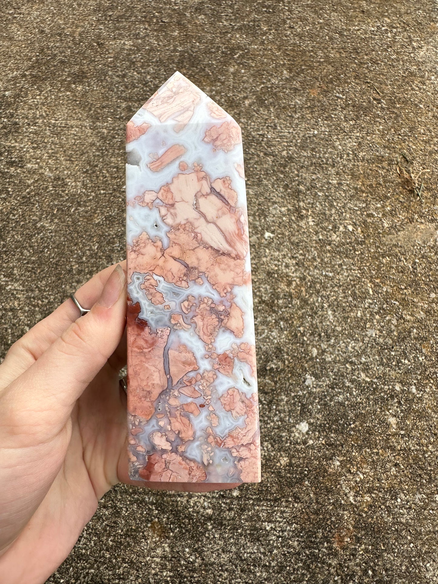 Cotton Candy Agate Tower #7