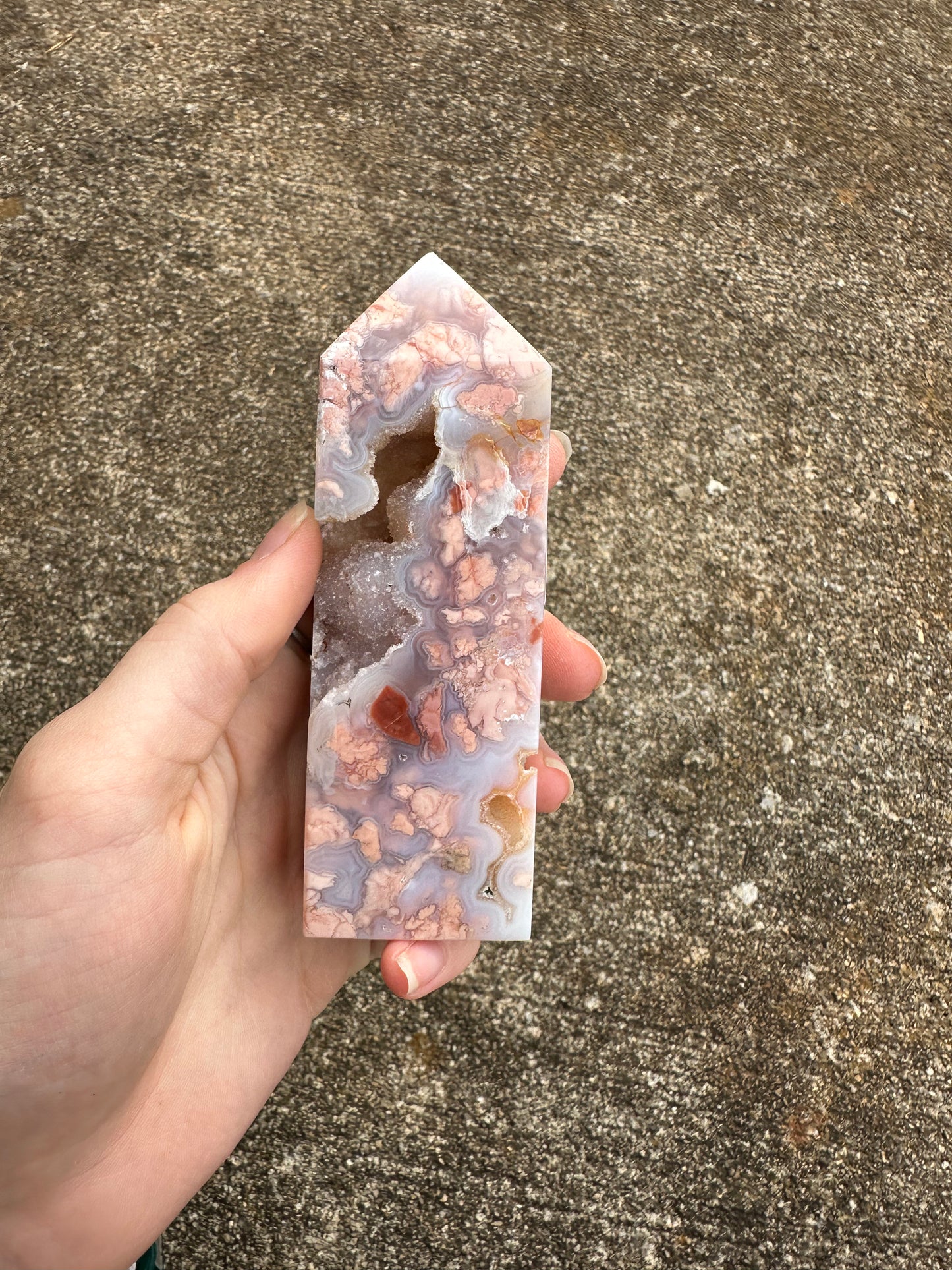 Cotton Candy Agate Tower #10