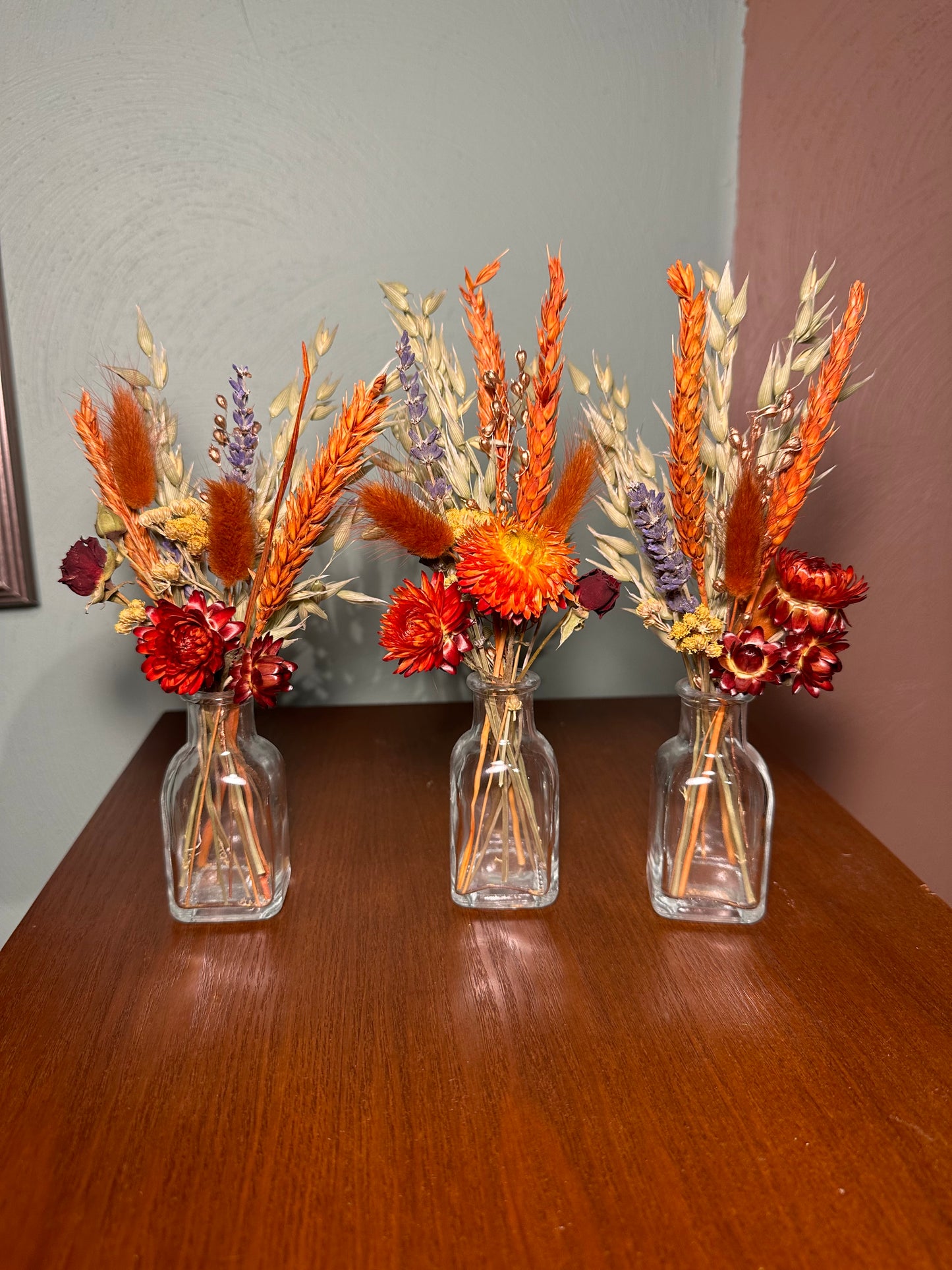 Autumn Dried Bud Vase