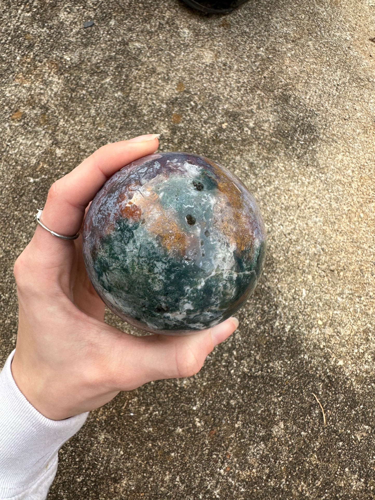 Ocean Jasper sphere #11