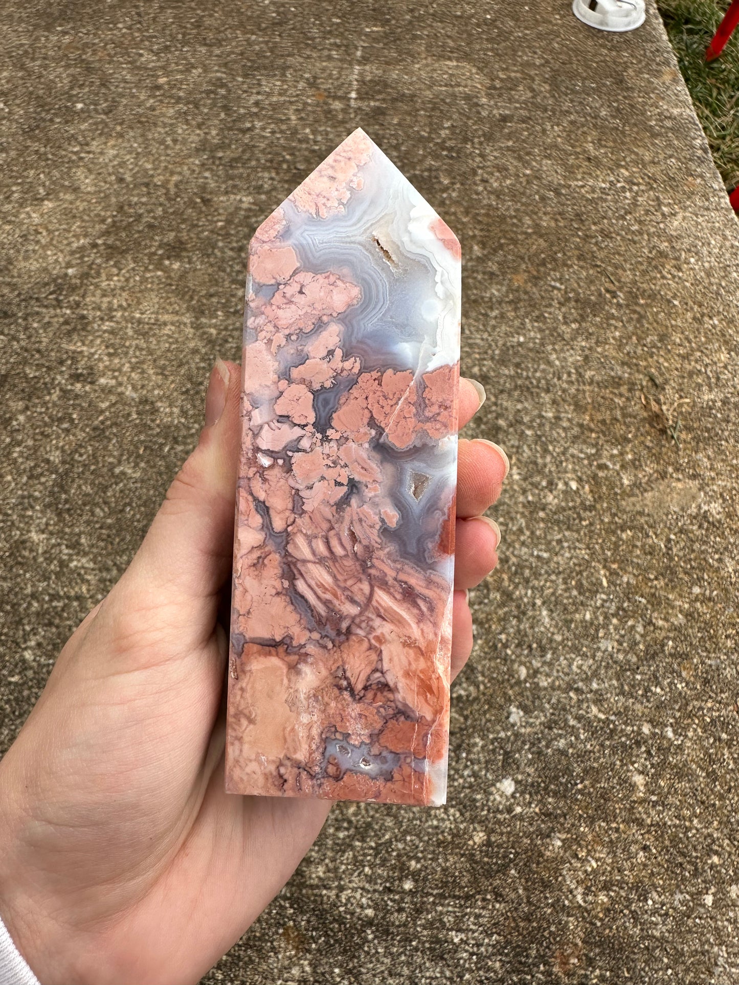 Cotton Candy Agate Tower #15