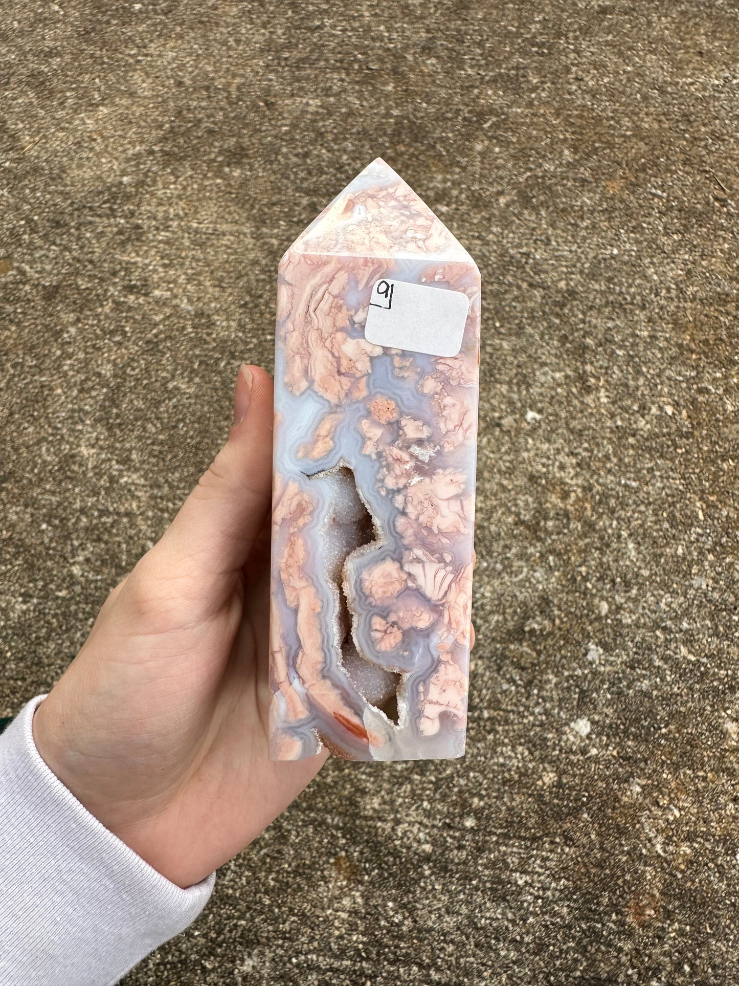 Cotton Candy Agate Tower #9