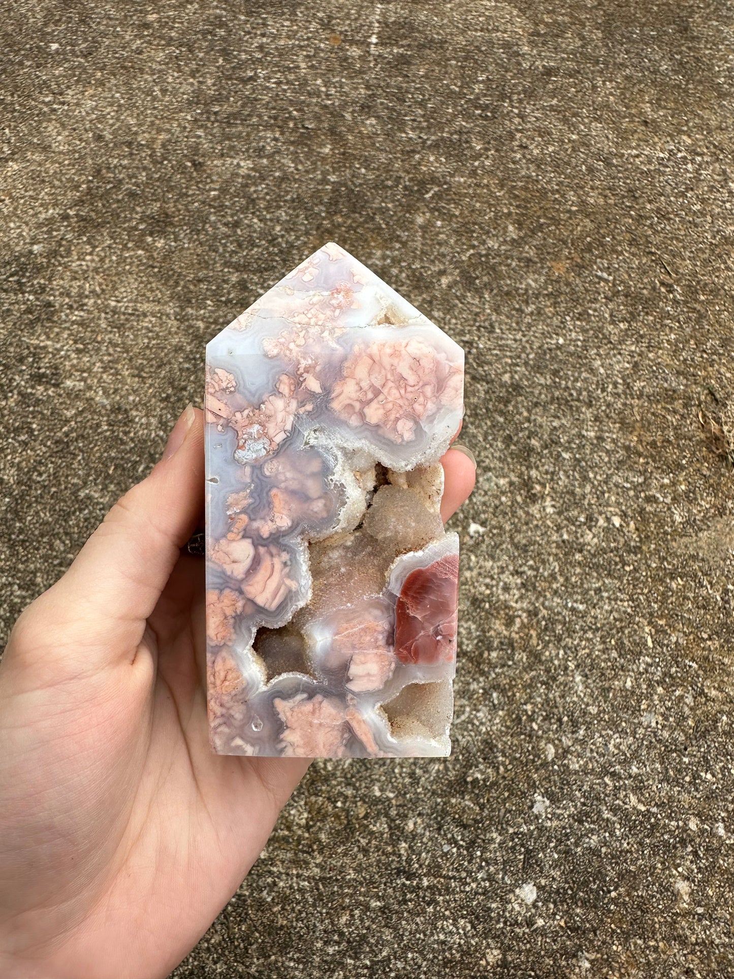 Cotton Candy Agate Tower #1