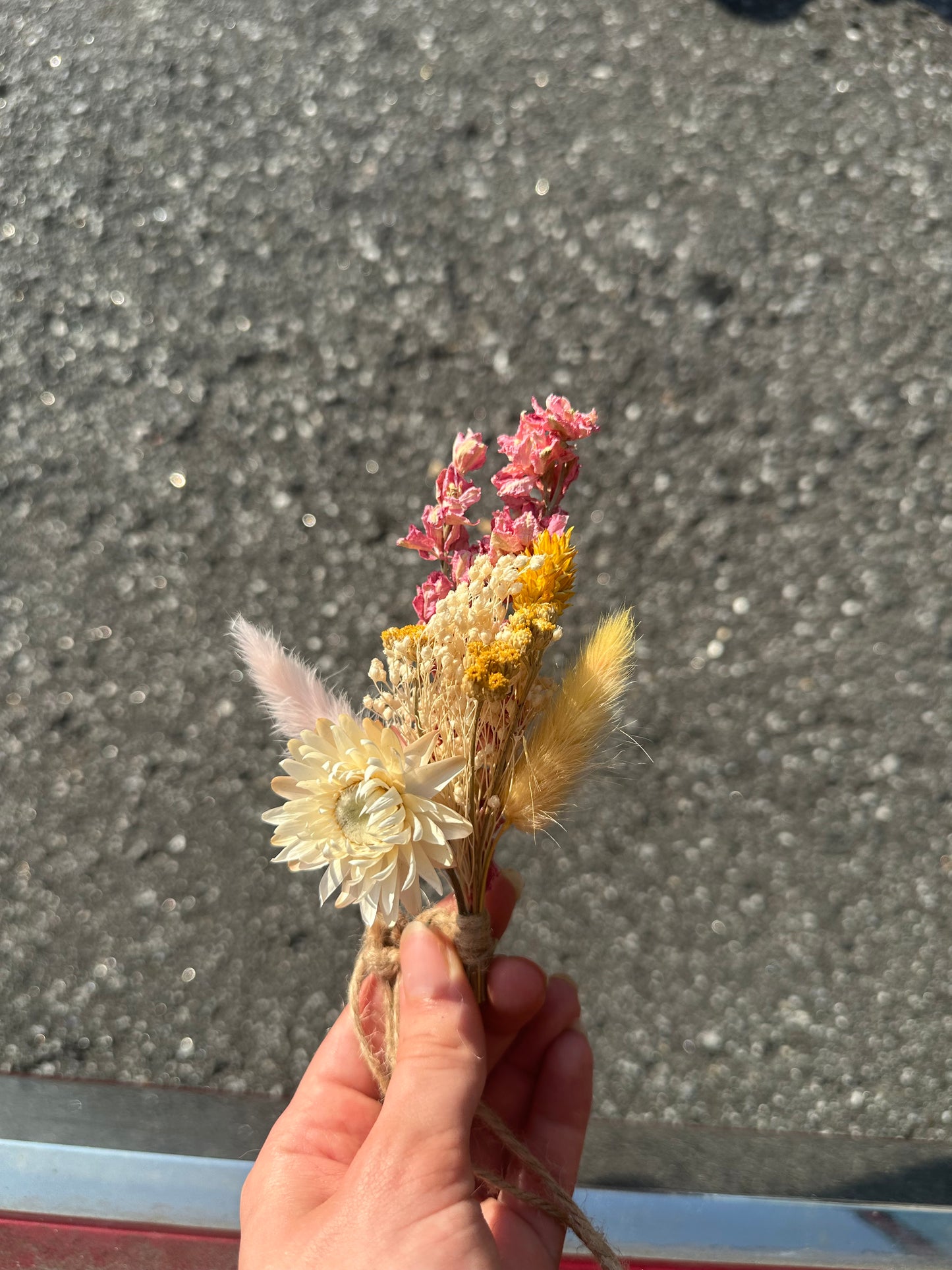 Pink Sunshine mini bouquet
