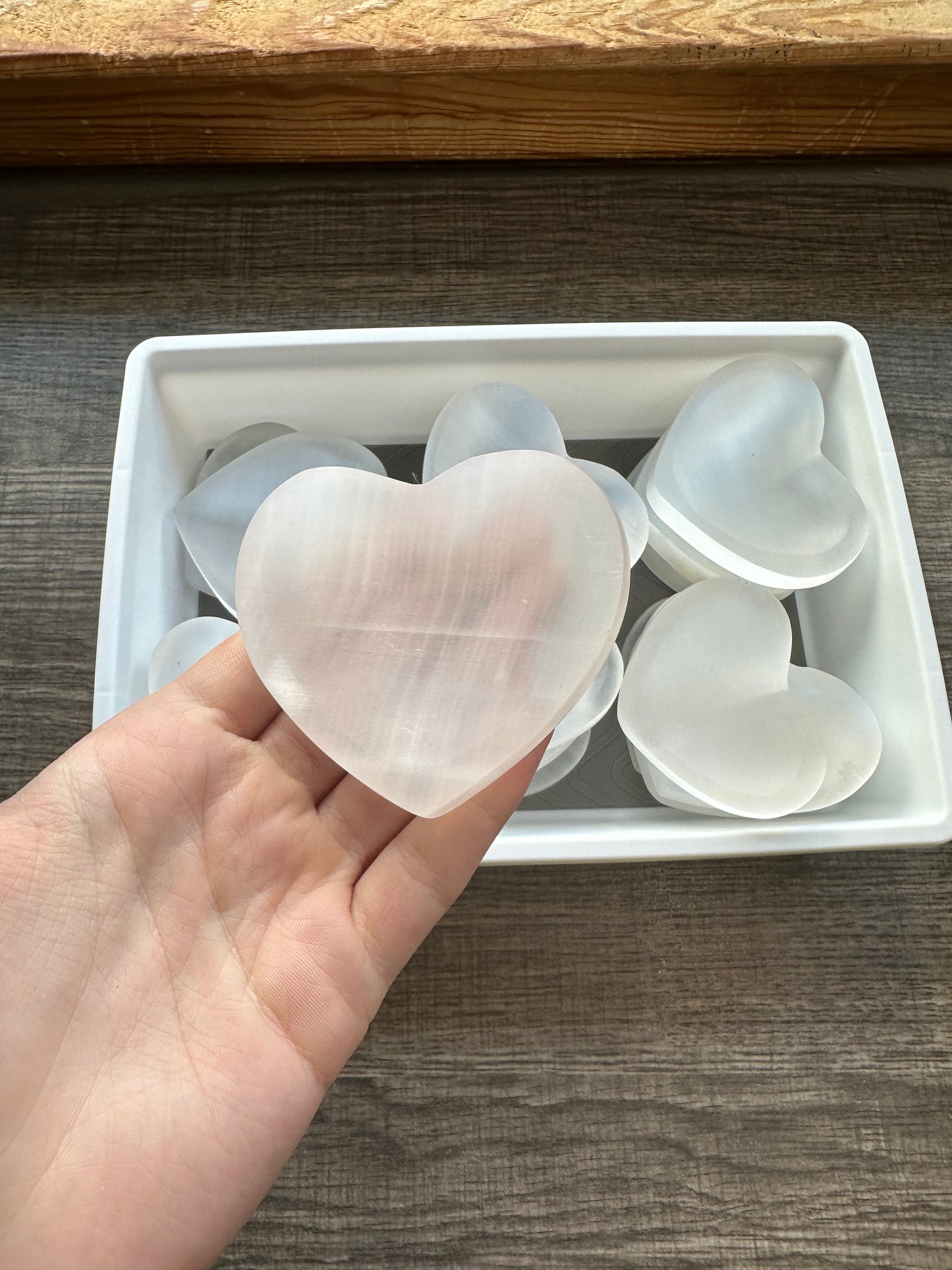 Selenite Heart