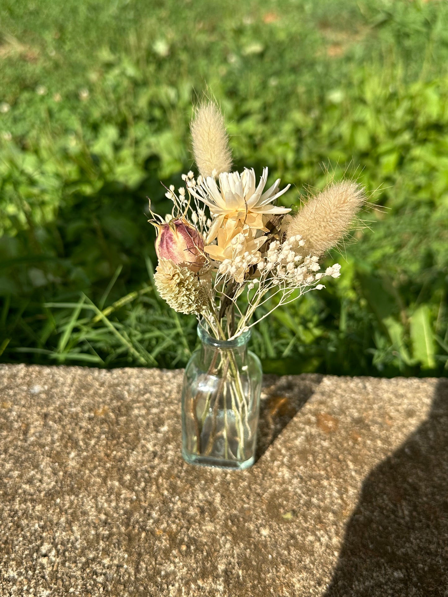 Neutral Dried Flower Bud Vase