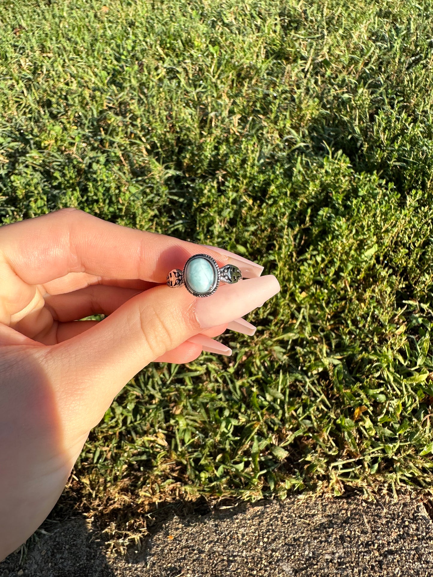 Larimar ring