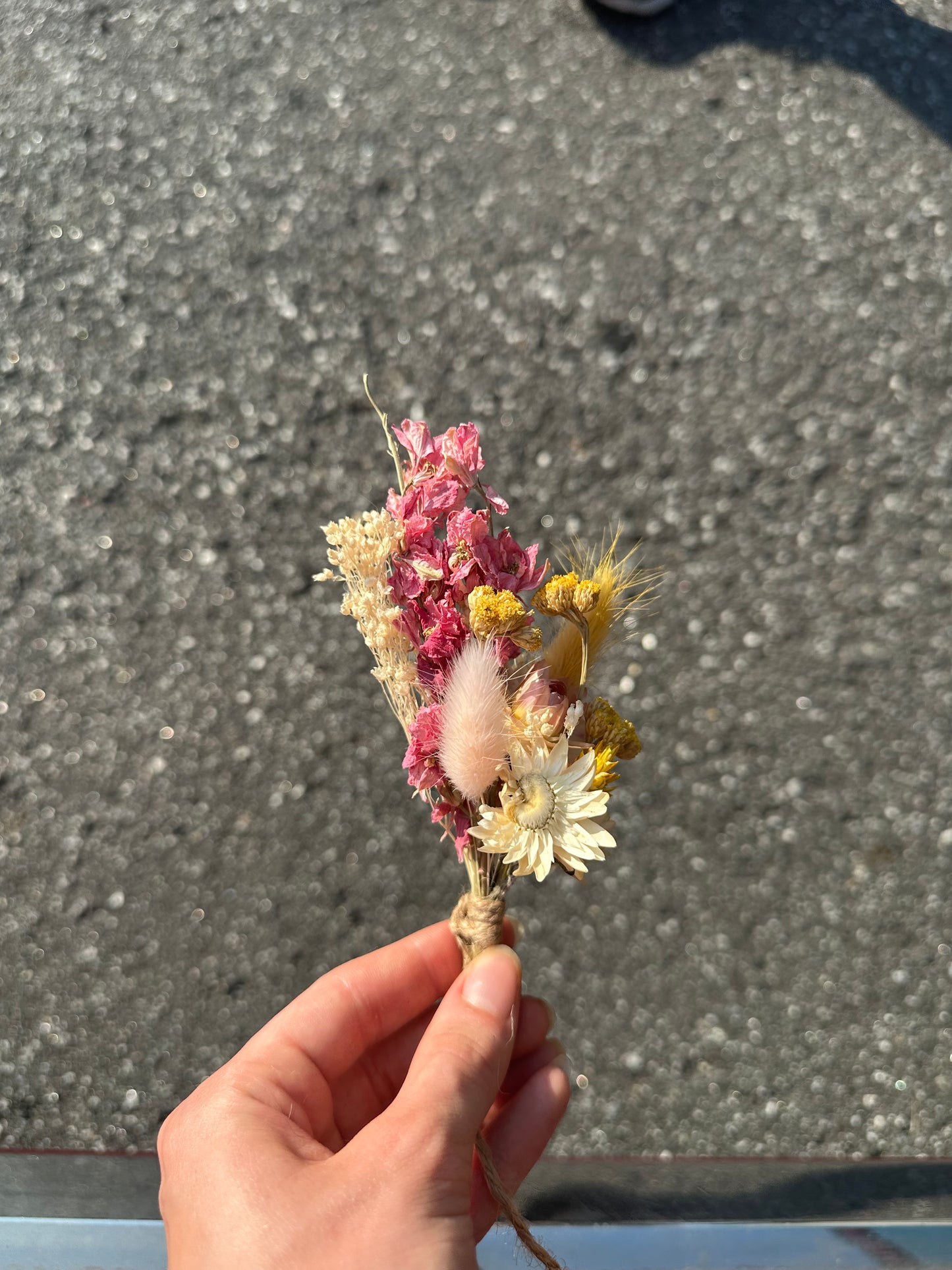 Pink Sunshine mini bouquet