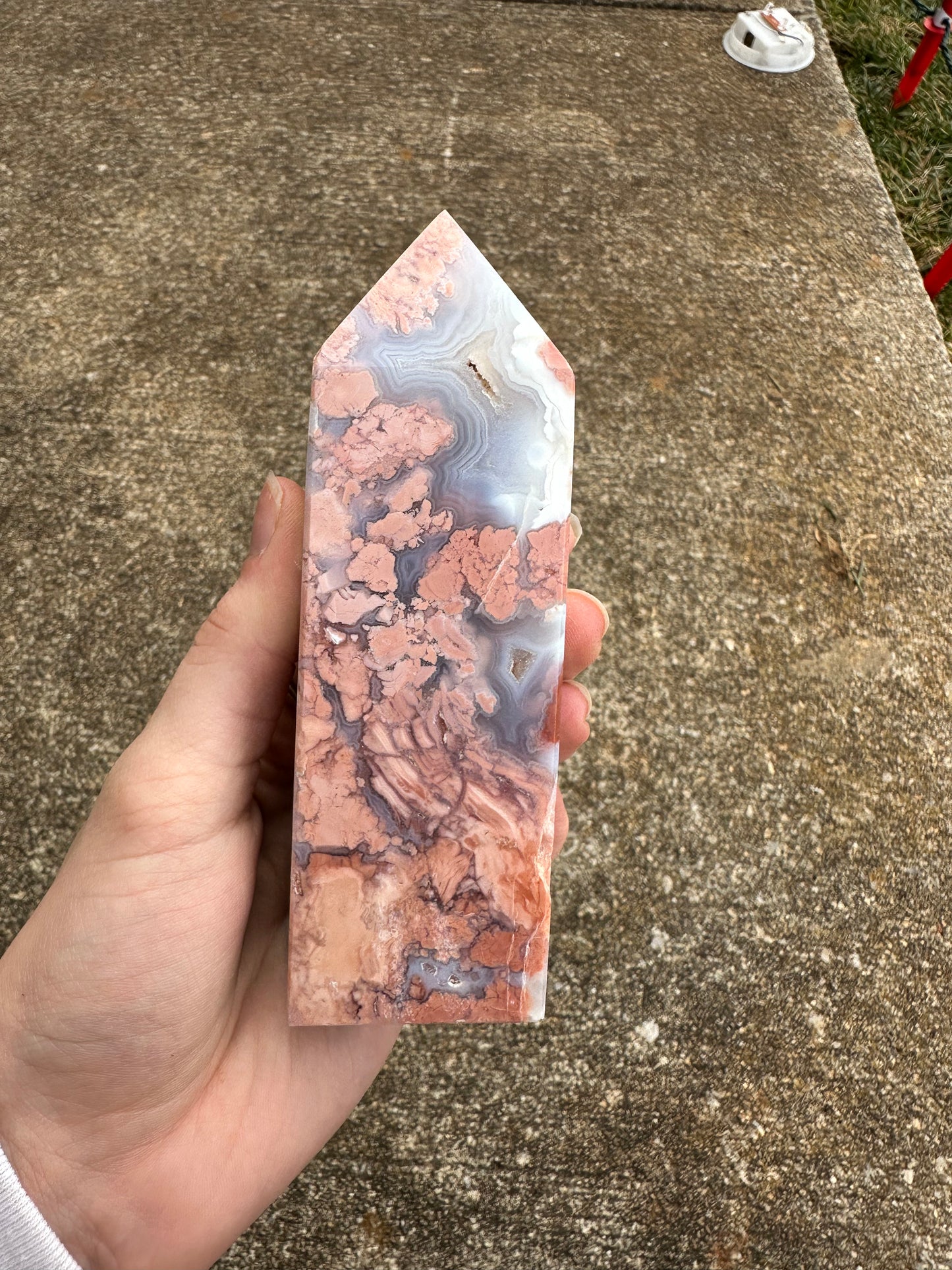 Cotton Candy Agate Tower #15