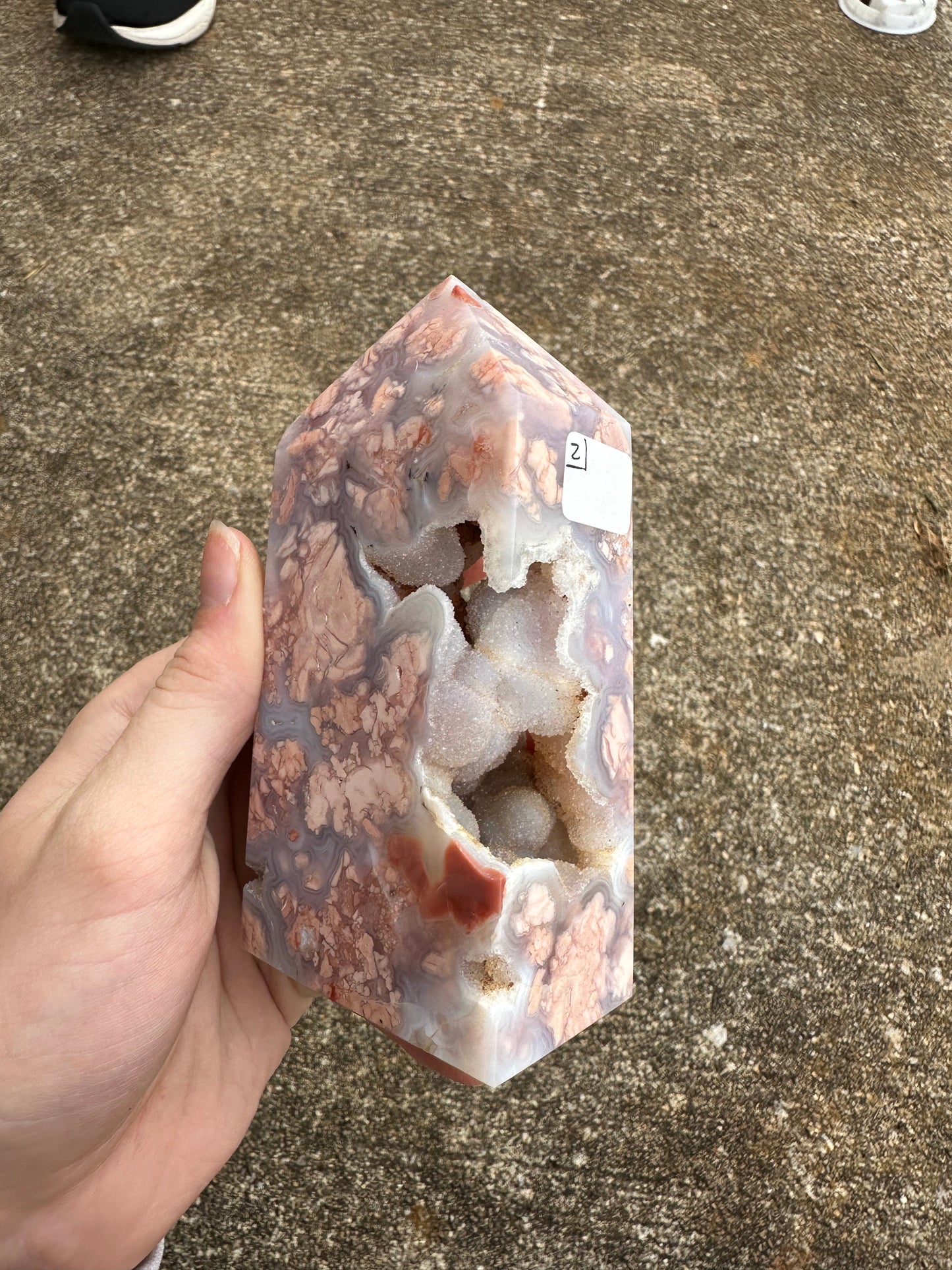 Cotton Candy Agate Tower #2