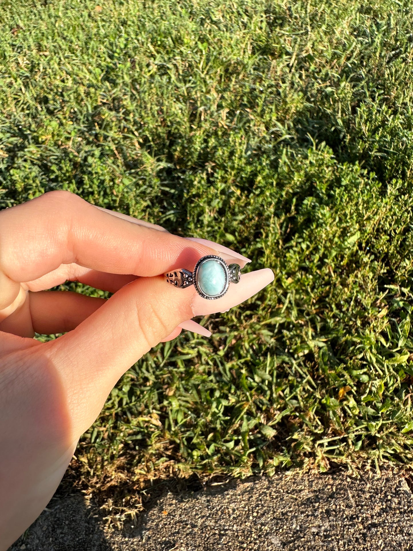 Larimar ring