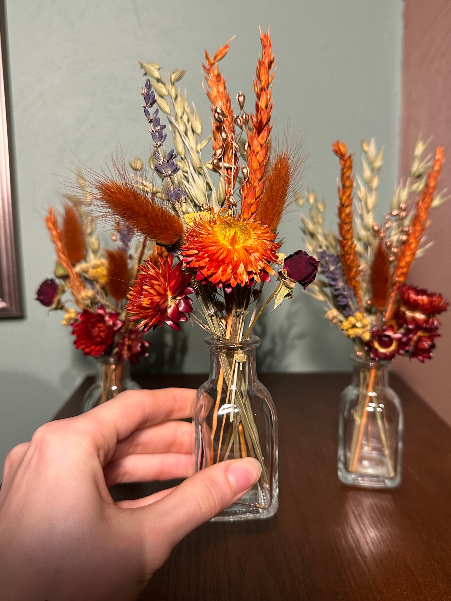 Autumn Dried Bud Vase