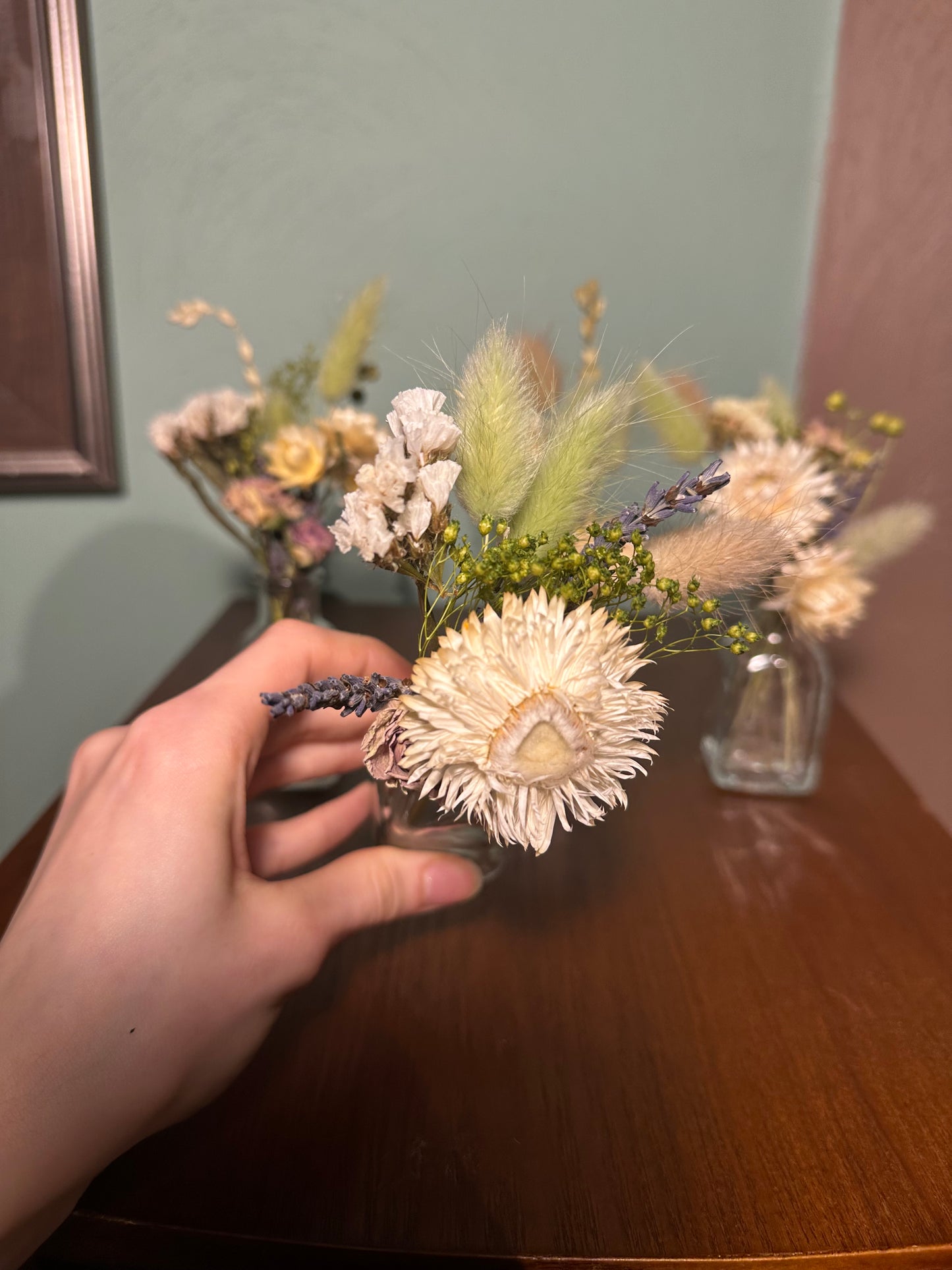 Frosty Dried Bud Vase