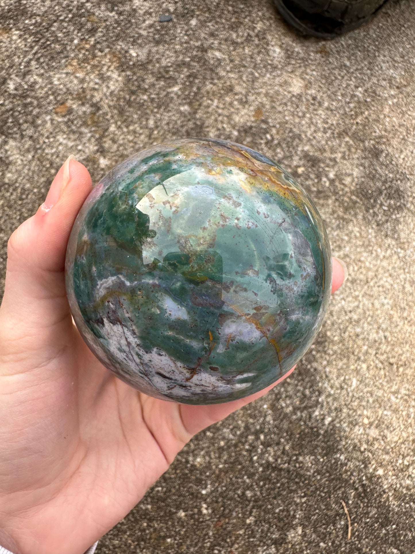 Ocean Jasper sphere #13