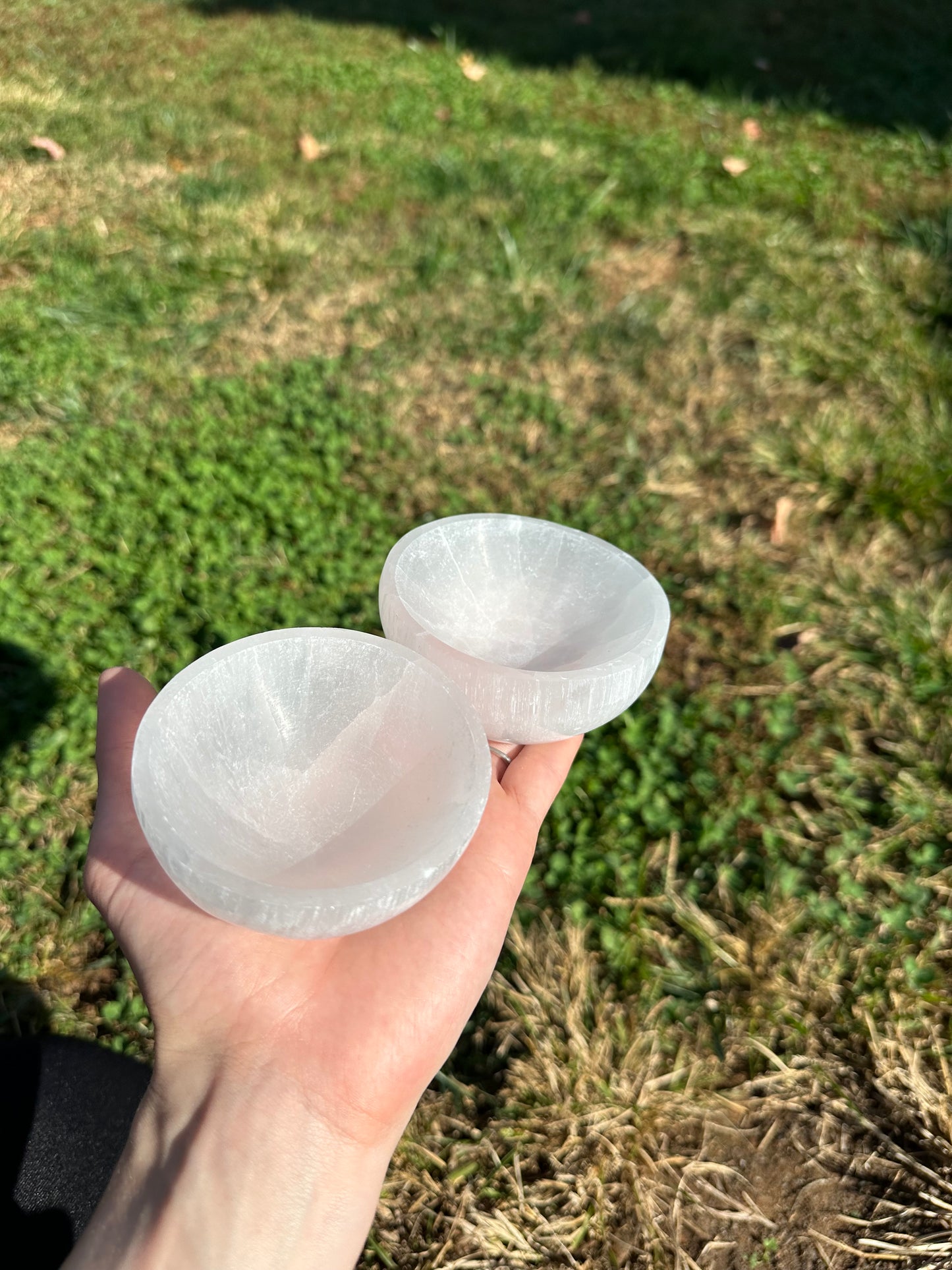 Selenite bowl