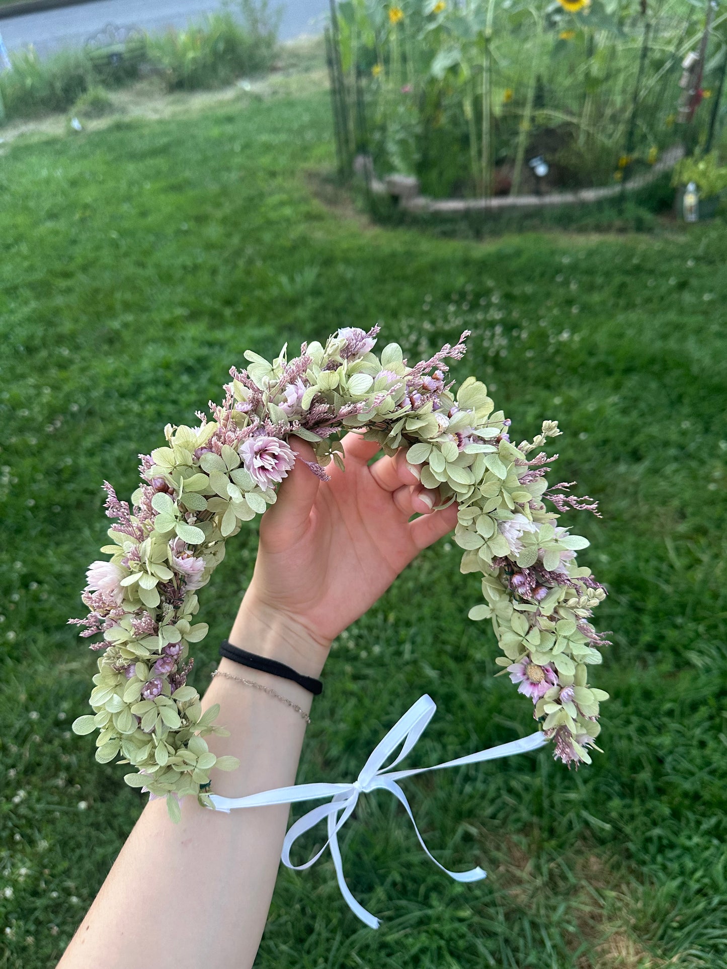 Summer Dried Flower Crown
