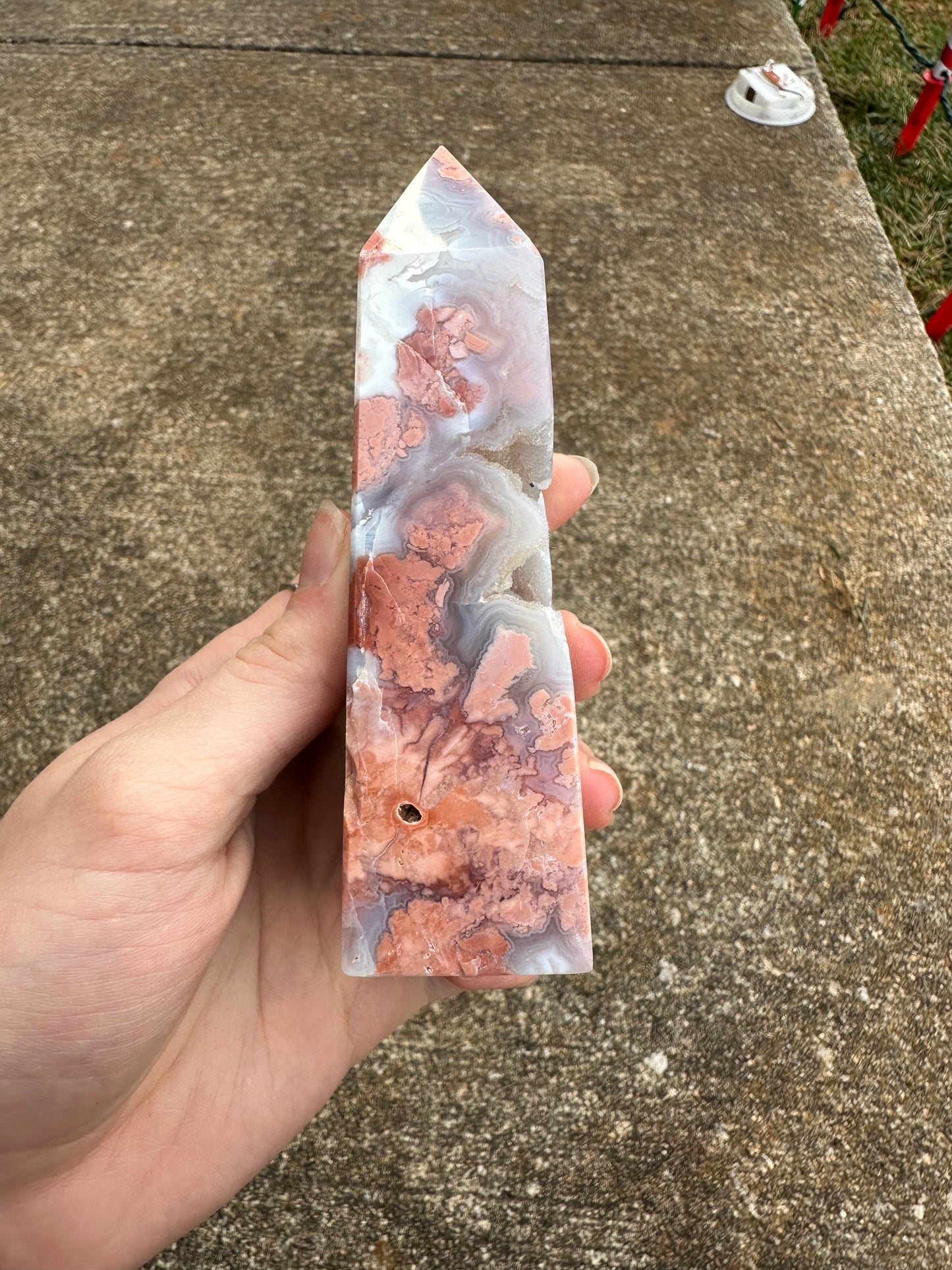 Cotton Candy Agate Tower #15