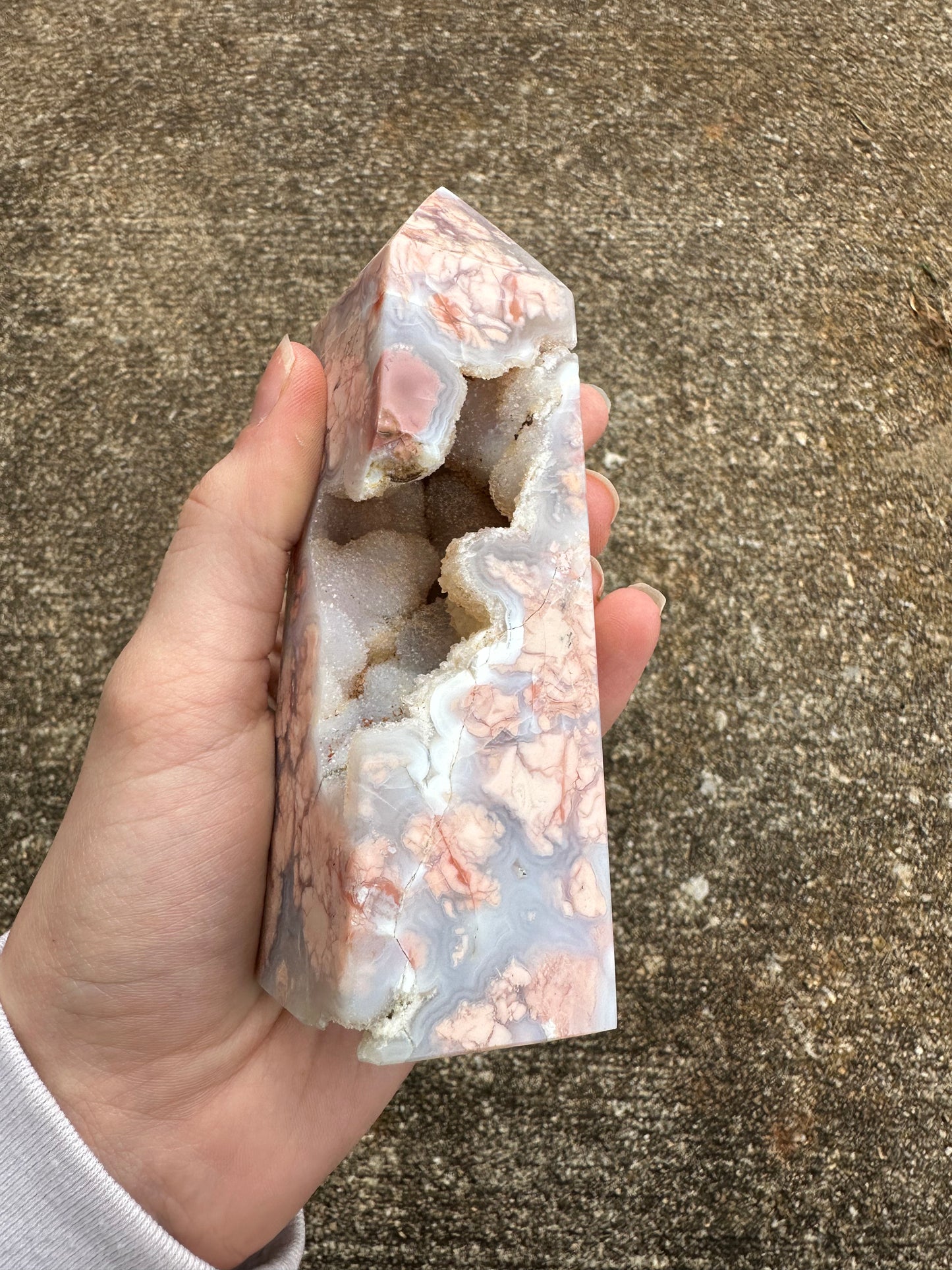 Cotton Candy Agate Tower #8