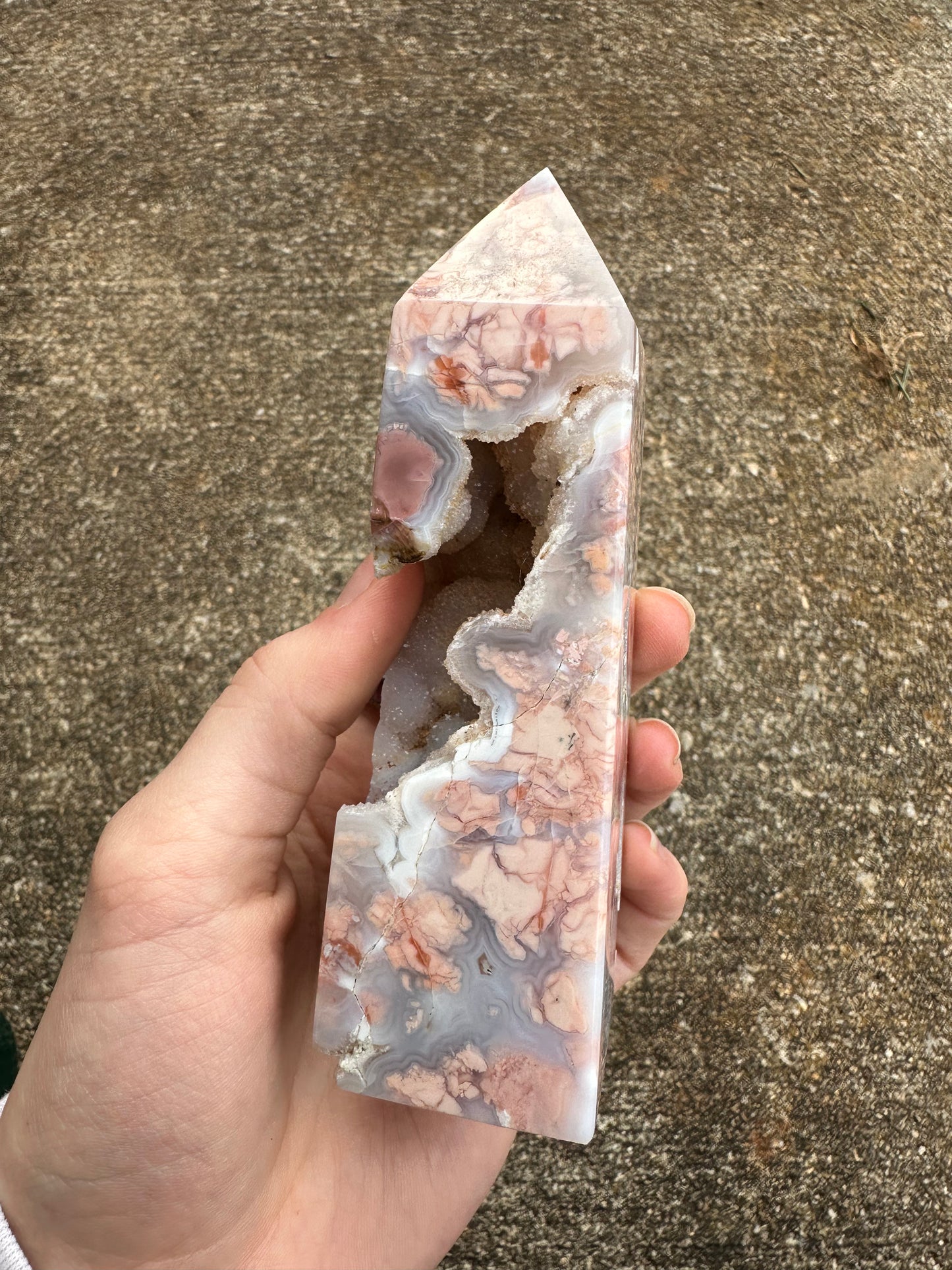 Cotton Candy Agate Tower #8