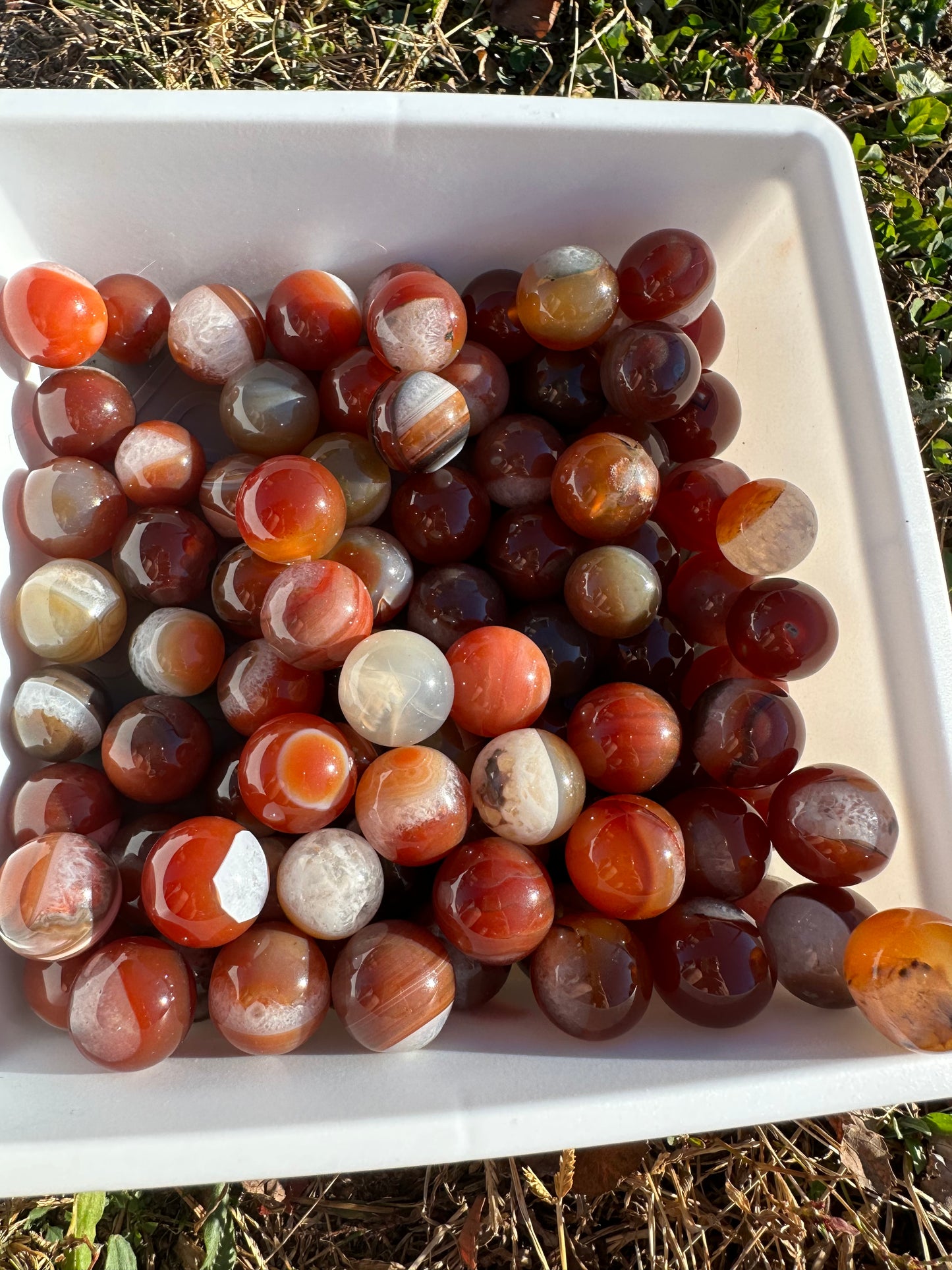 Carnelian mini sphere