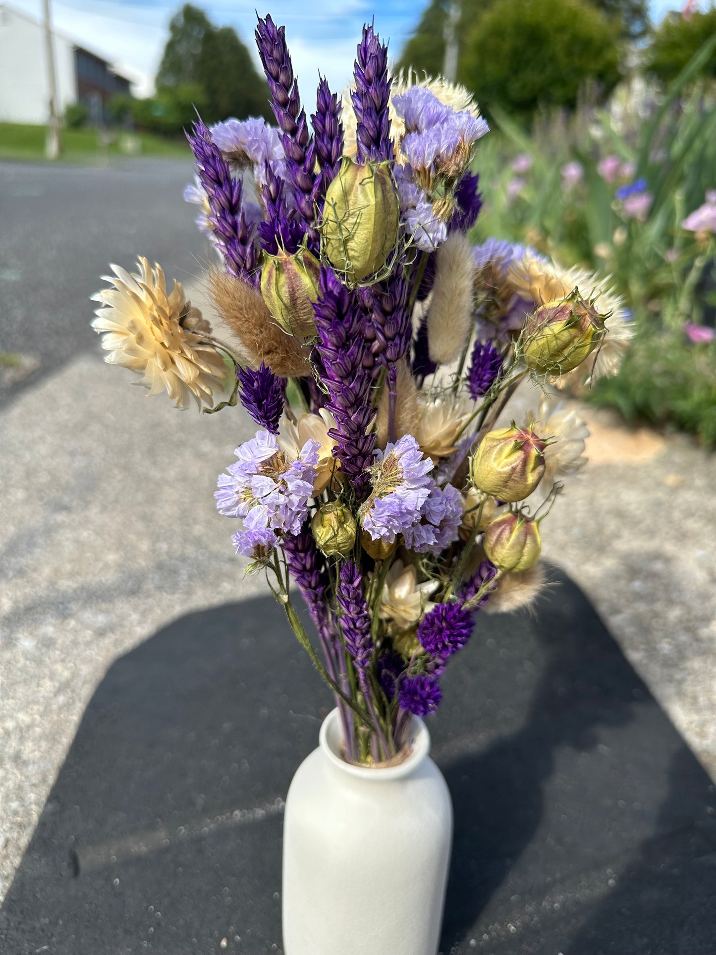 Purple Rain Dried Flower Bouquet