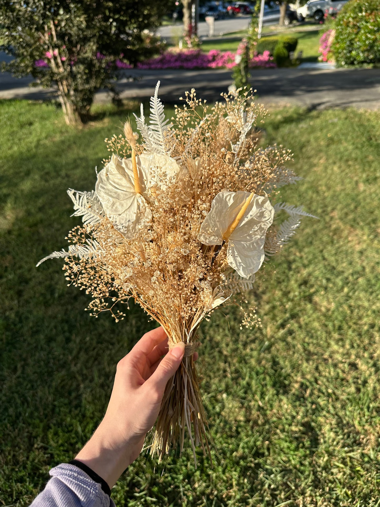 Anthurium Dried Bridal Bouquet