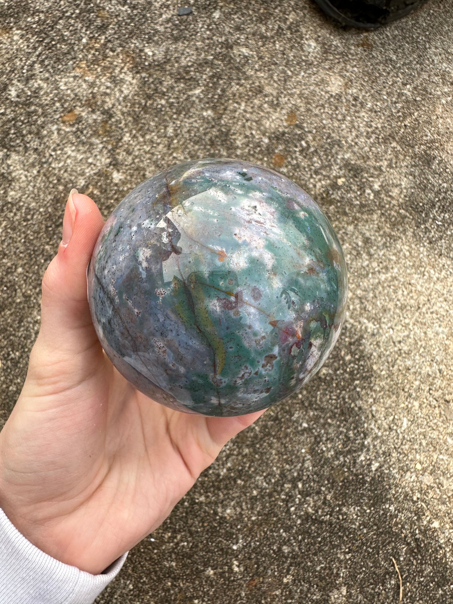 Ocean Jasper sphere #13