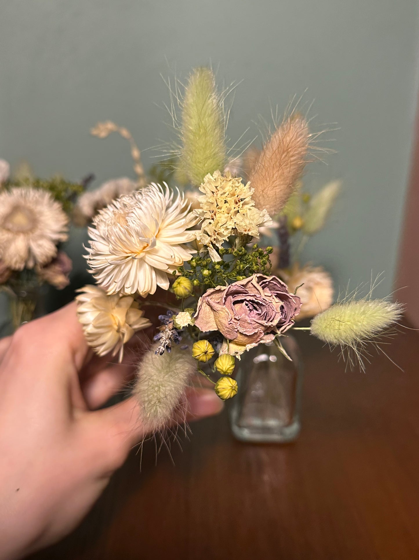 Frosty Dried Bud Vase