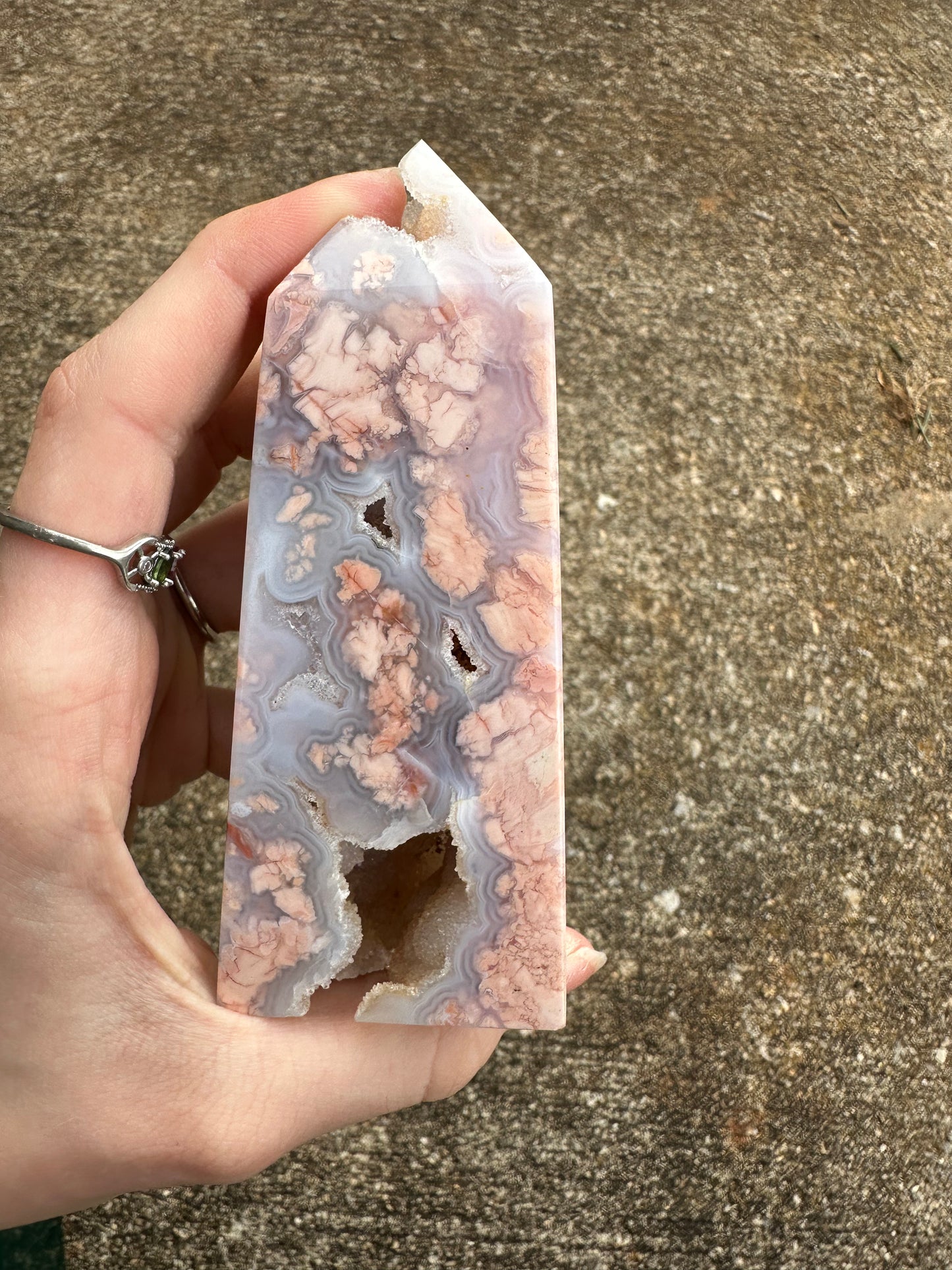 Cotton Candy Agate Tower #4