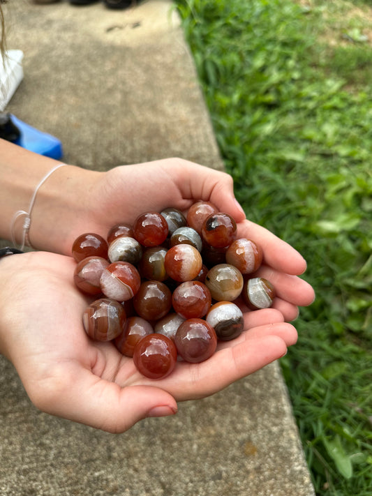 Carnelian mini sphere