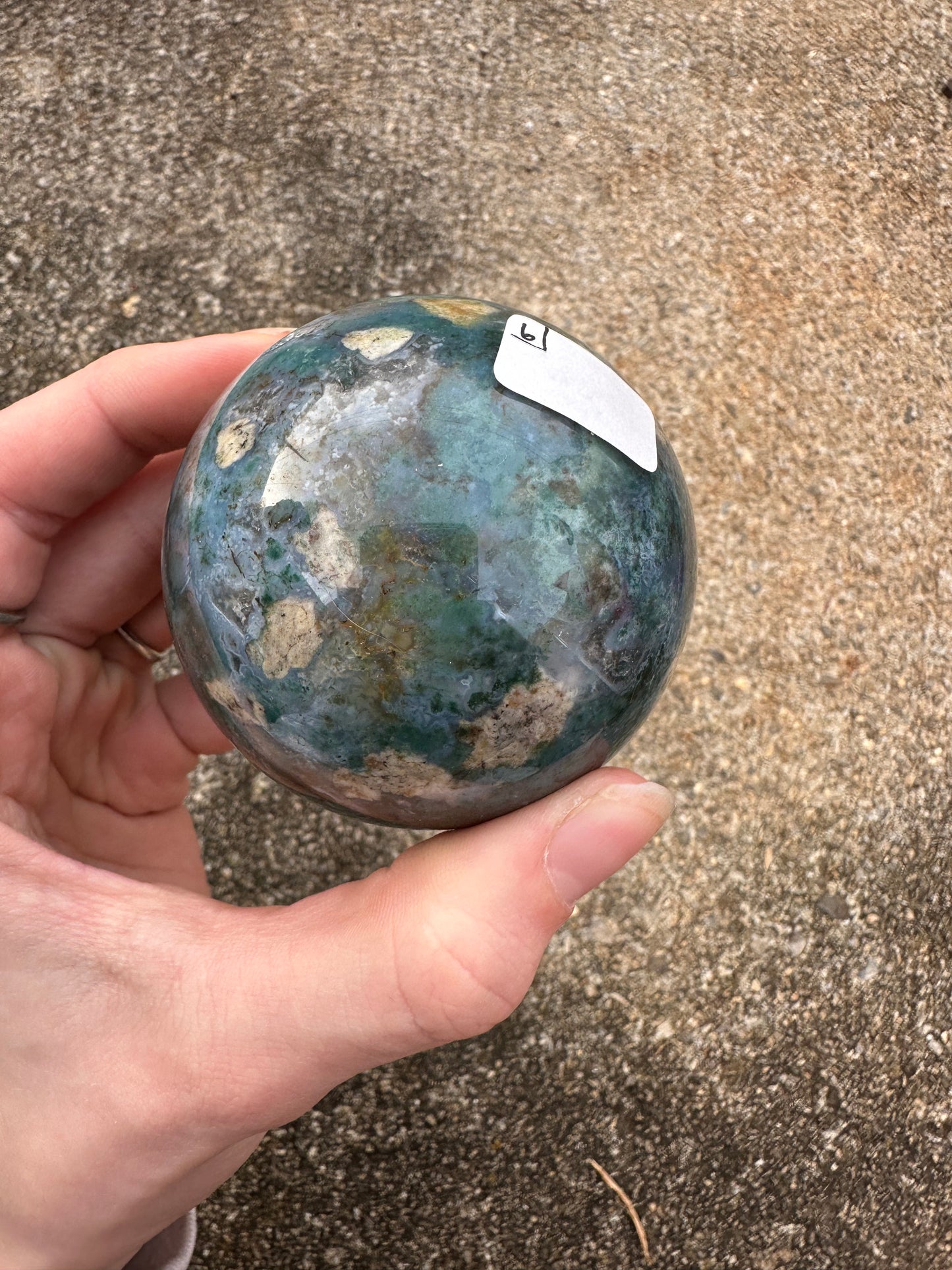 Ocean Jasper sphere #6