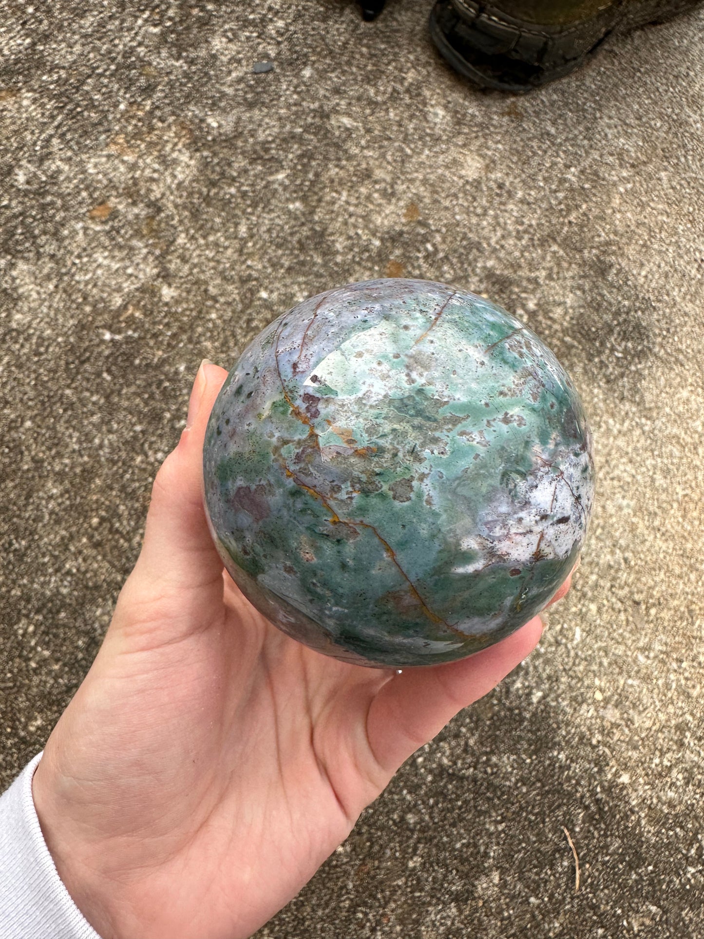 Ocean Jasper sphere #13