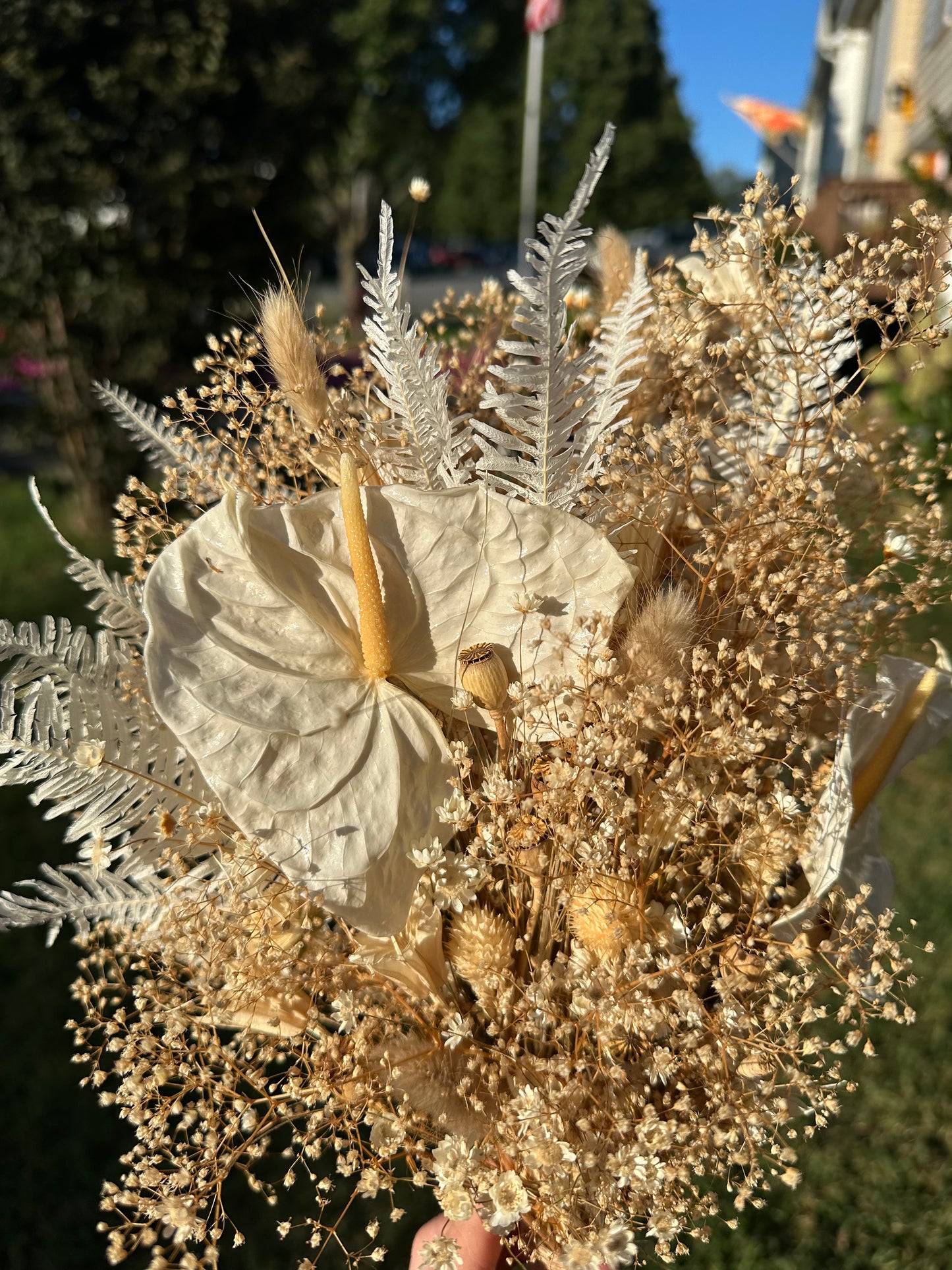 Anthurium Dried Bridal Bouquet