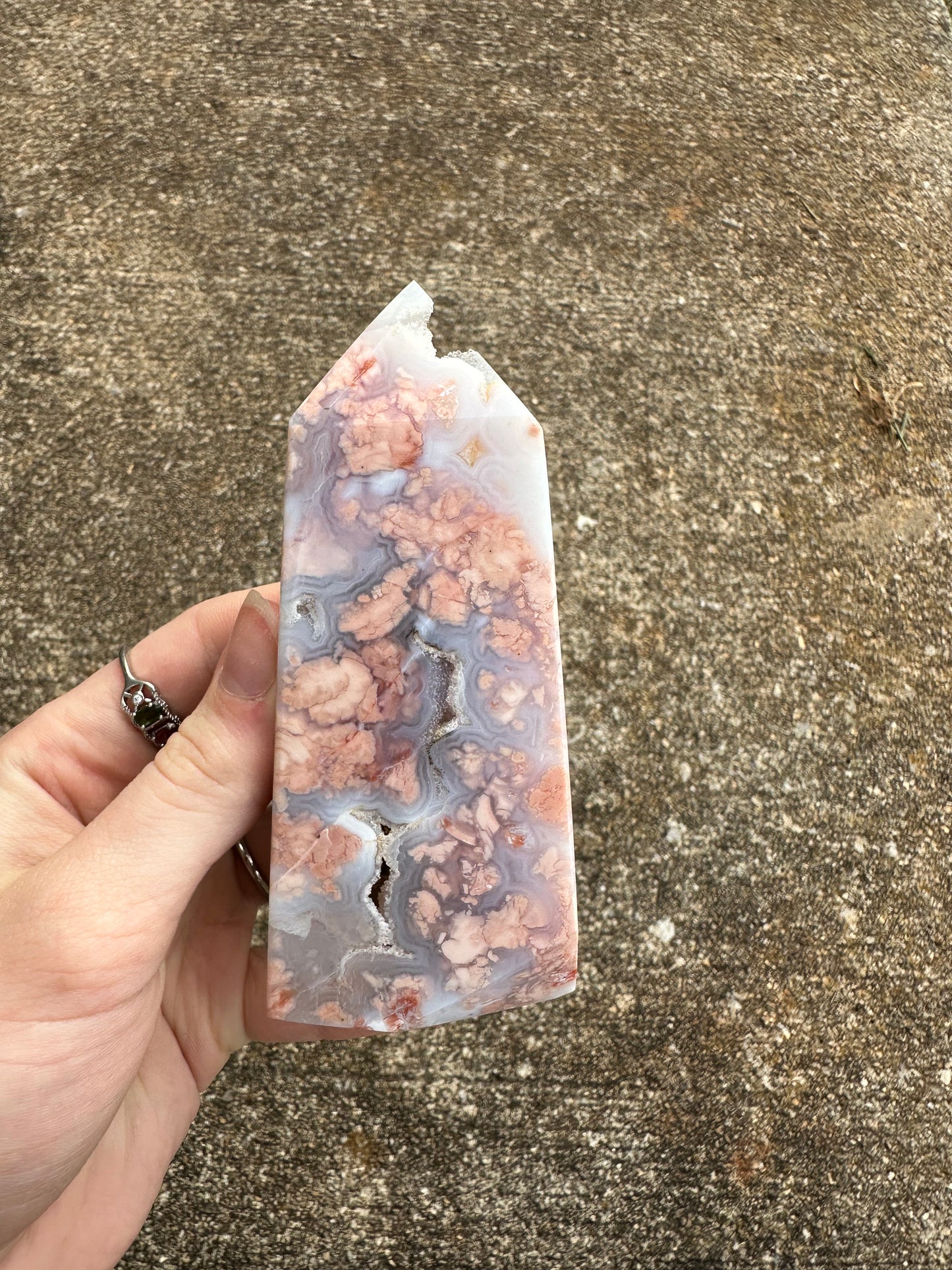 Cotton Candy Agate Tower #4