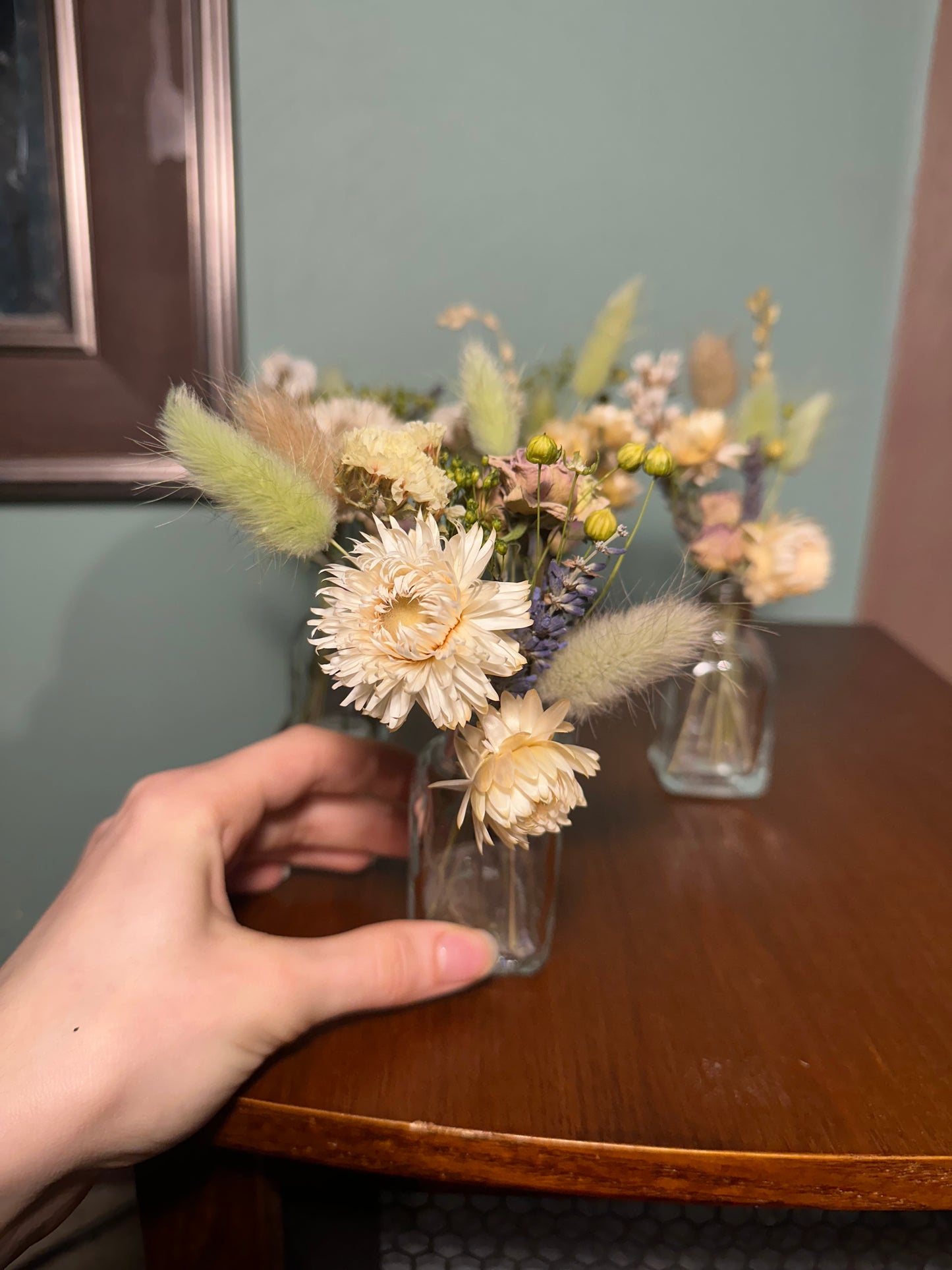 Frosty Dried Bud Vase