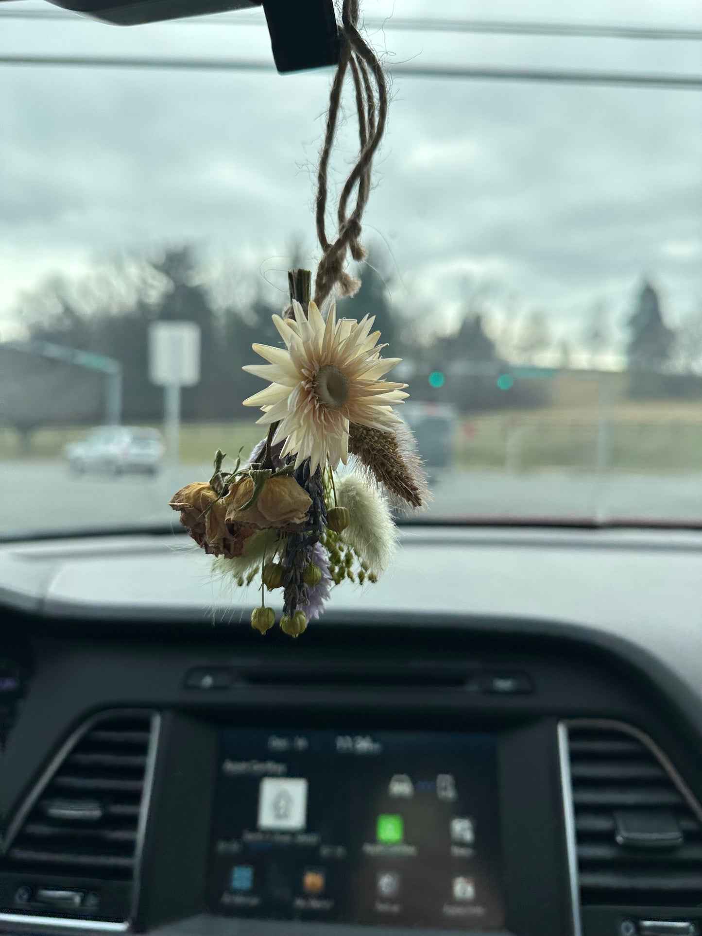 Frosty Dried Car Bouquet