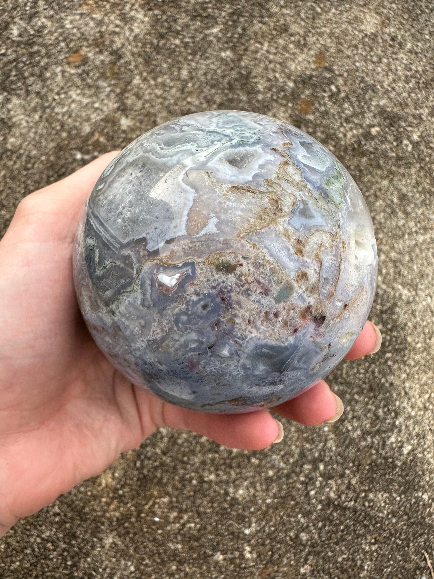 Ocean Jasper sphere #17